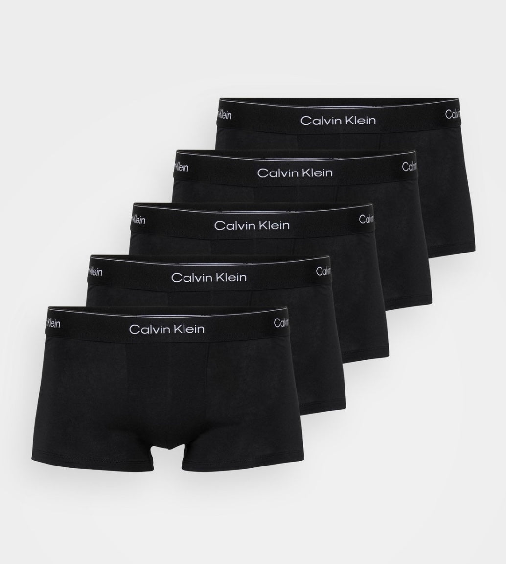 5PACK Boxer Icon Cotton Stretch, Nero - Calvin Klein