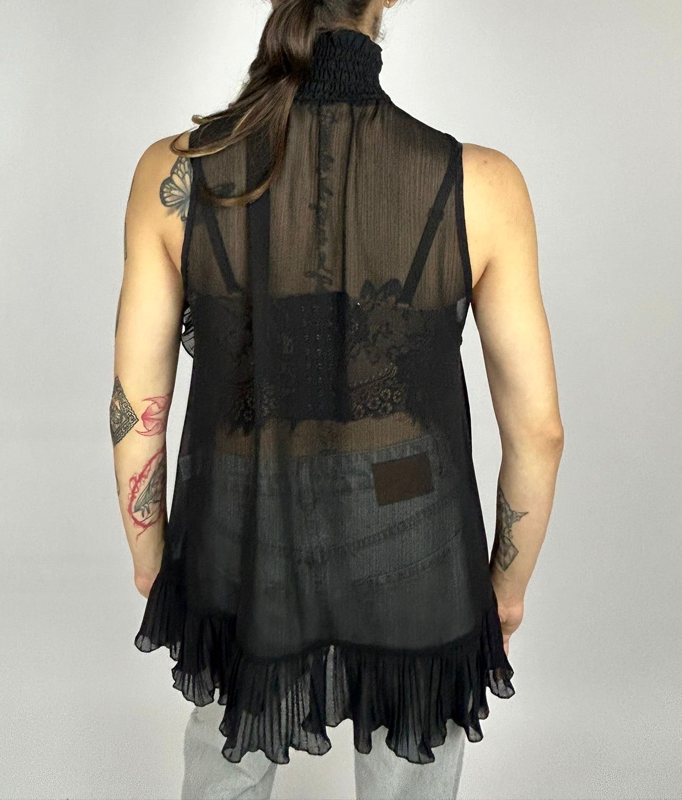 Blusa Balze, Nero - Philia Loft