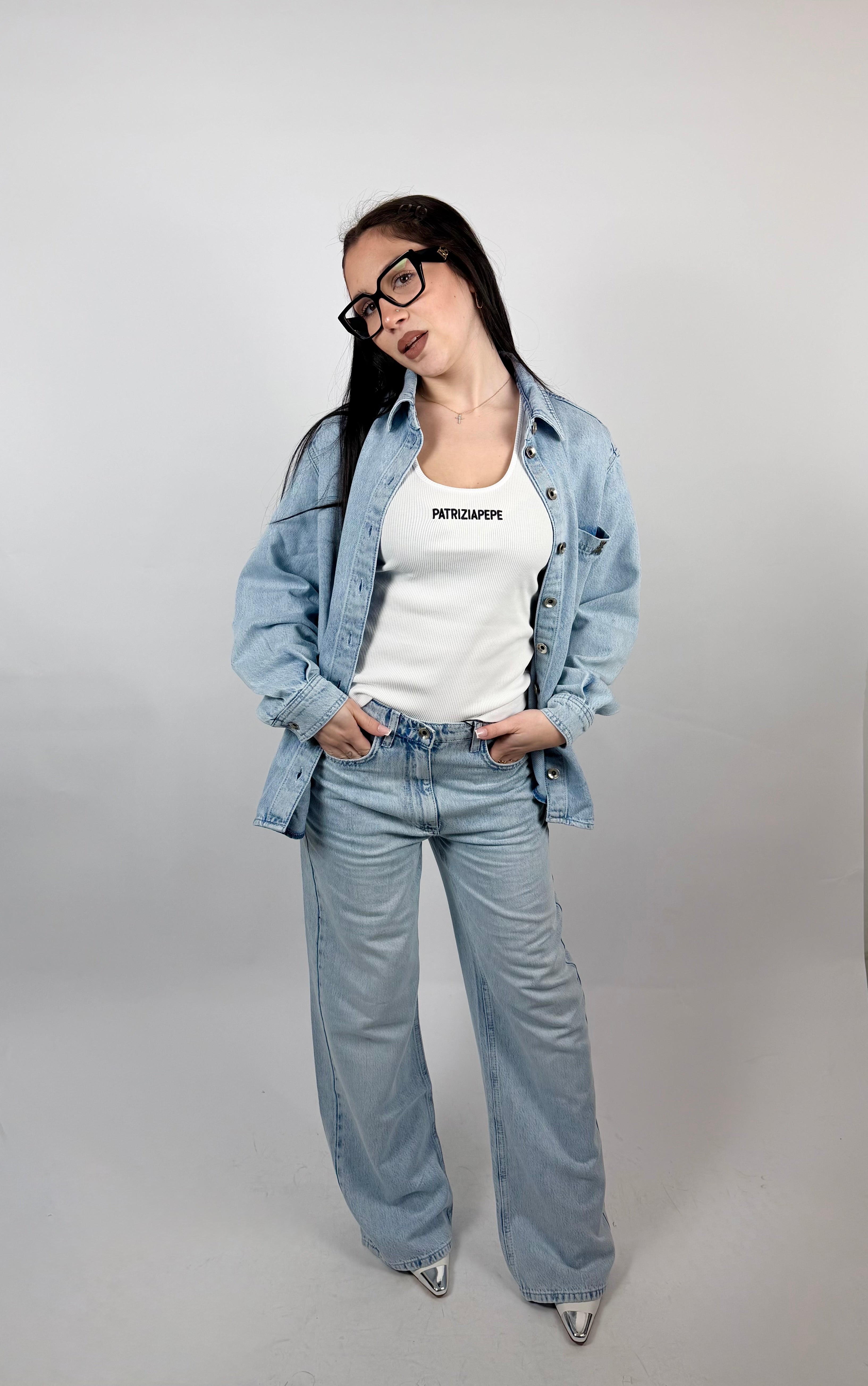 Jeans Denim Lavaggio Chiaro - Patrizia Pepe