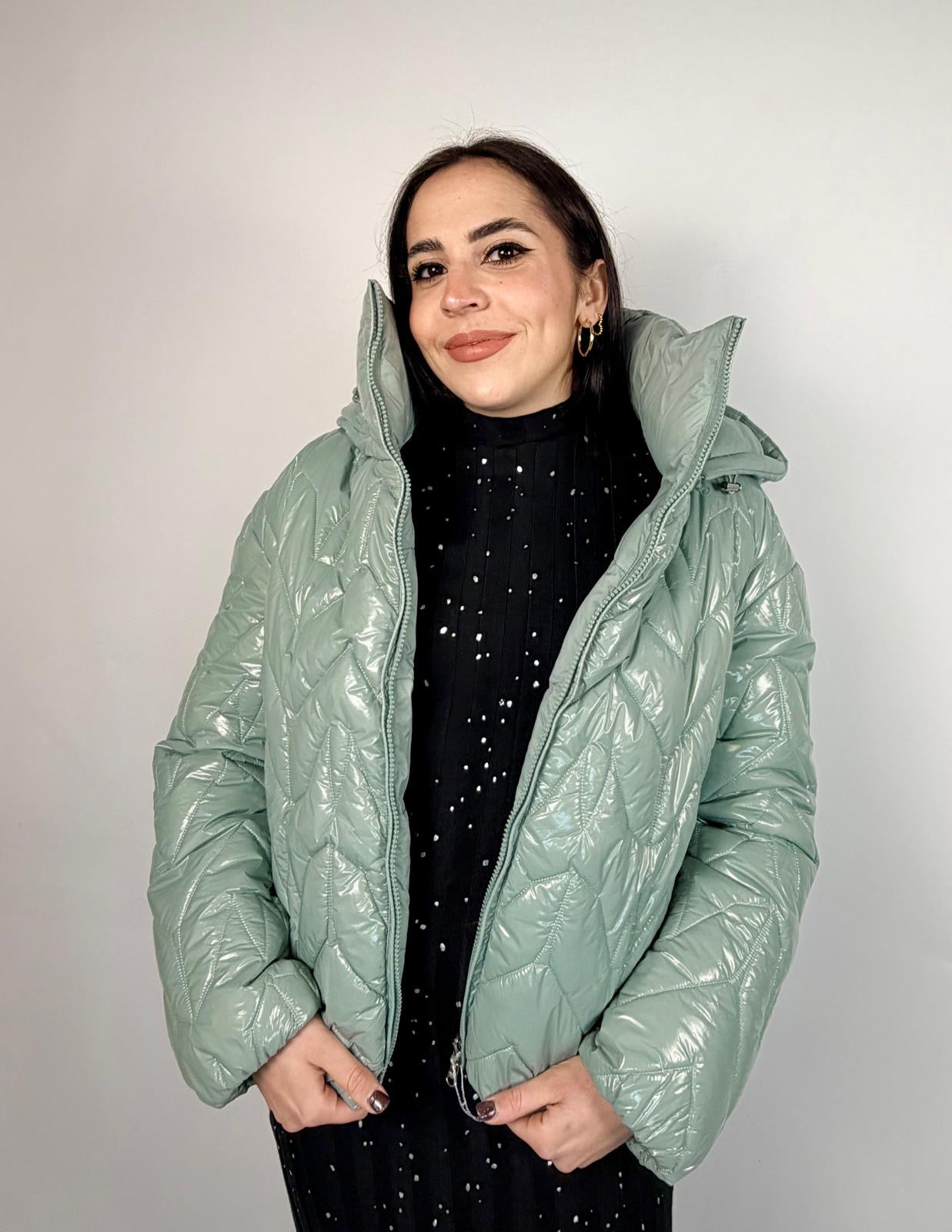 Piumino Reversibile, Silver Green - Patrizia Pepe