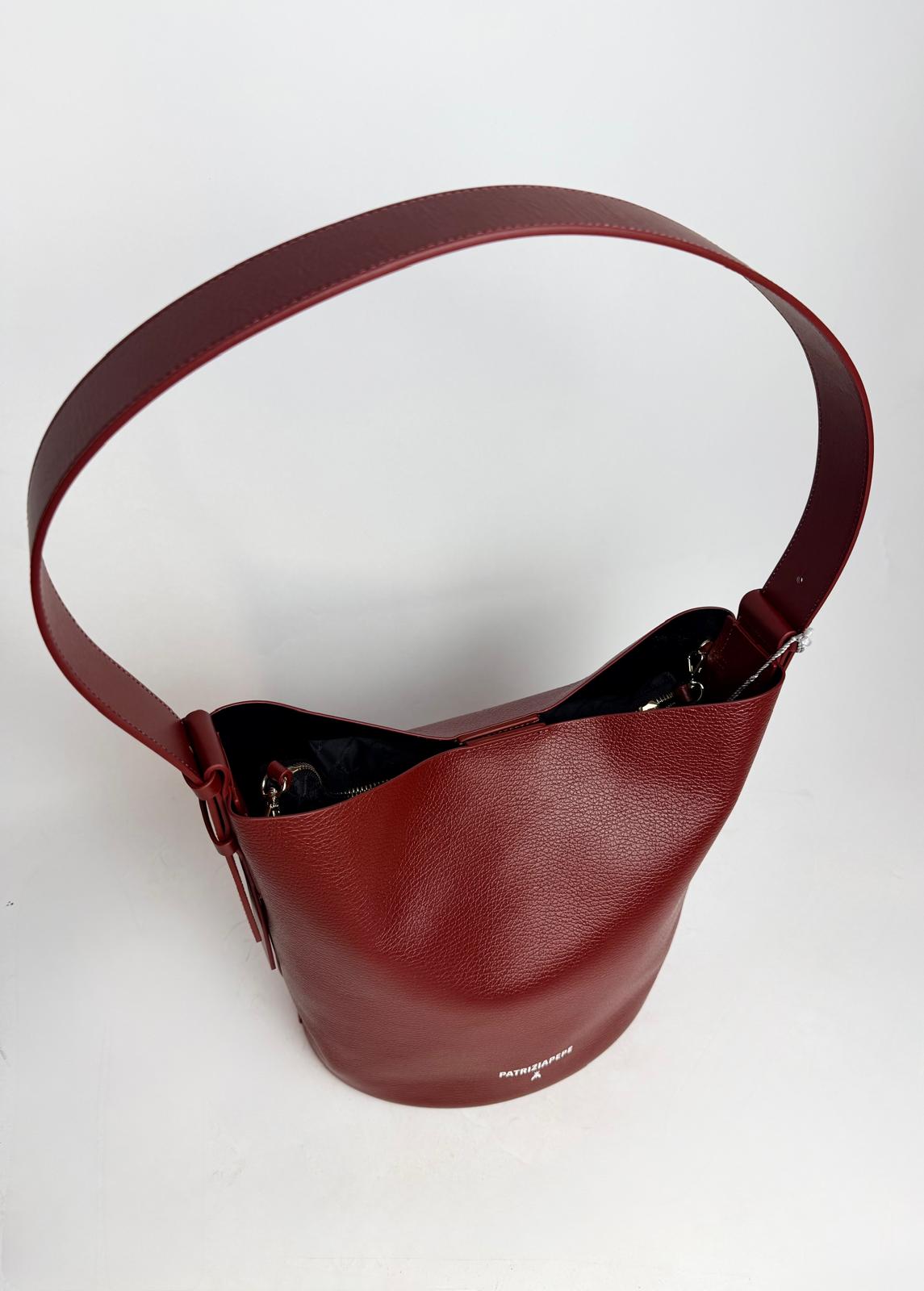 Borsa Secchiello Medio, Intense Red - Patrizia Pepe