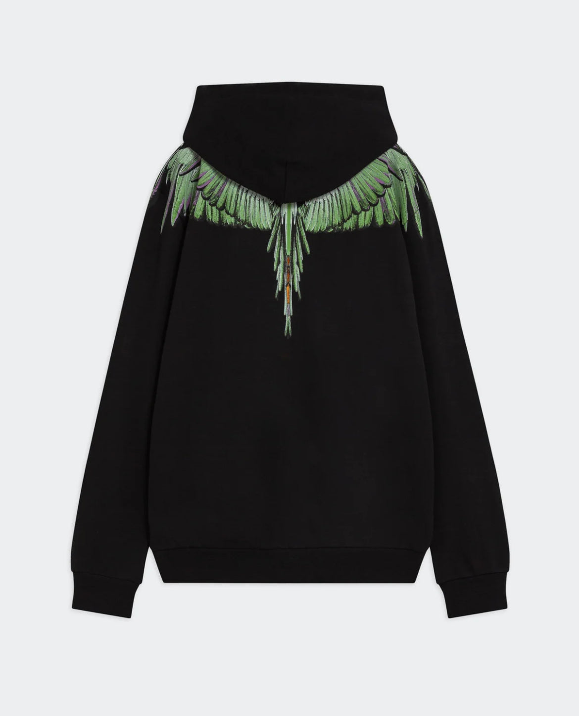 Hoodie Green Wings, Jet Black - County Of Milan