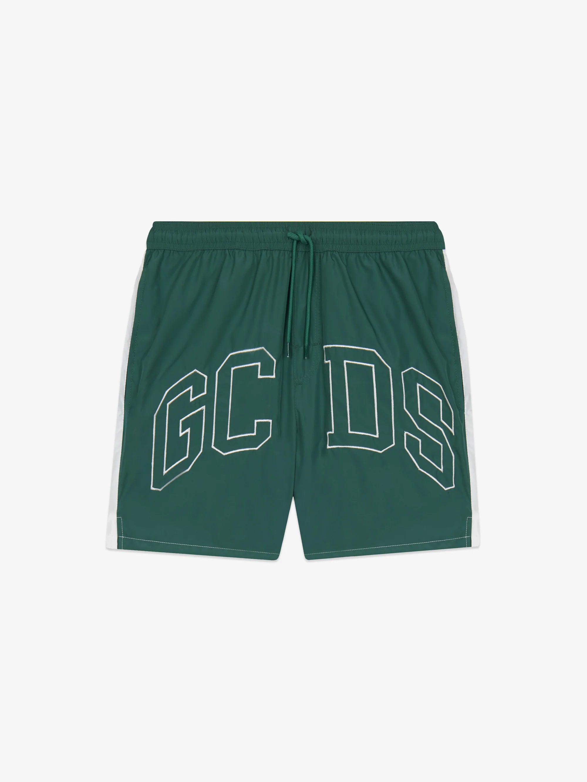 Costume Boxer Logo, Verde/Bianco - GCDS