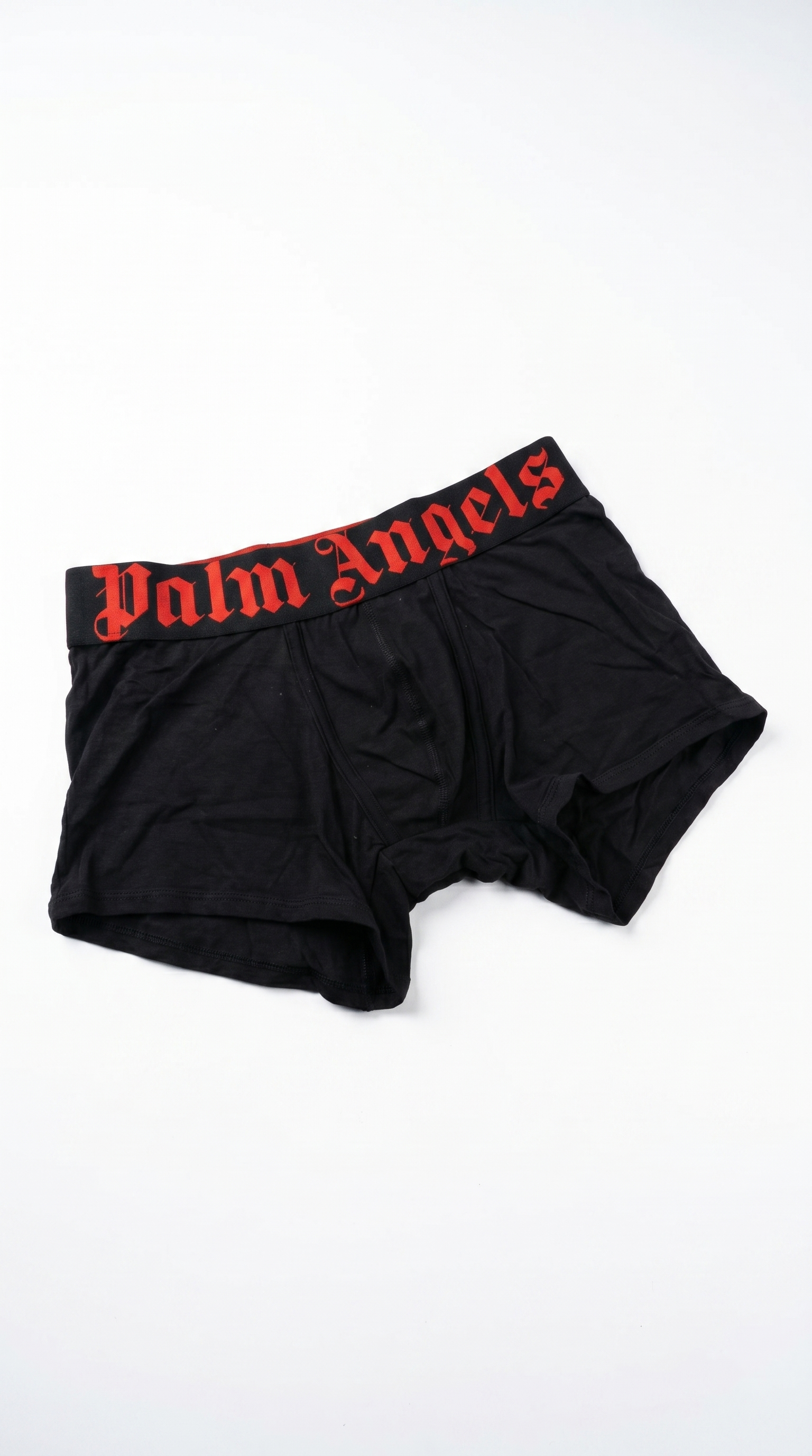 2Pack Boxer Big Logo, Nero/Rosso - Palm Angels