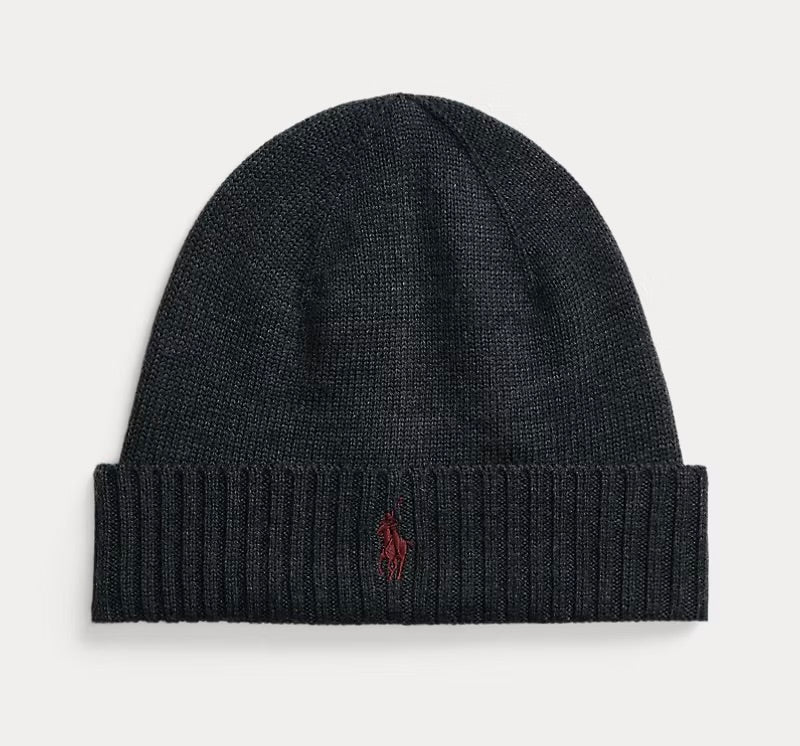 Berretto In Lana Con Pony, Granito - Polo Ralph Lauren
