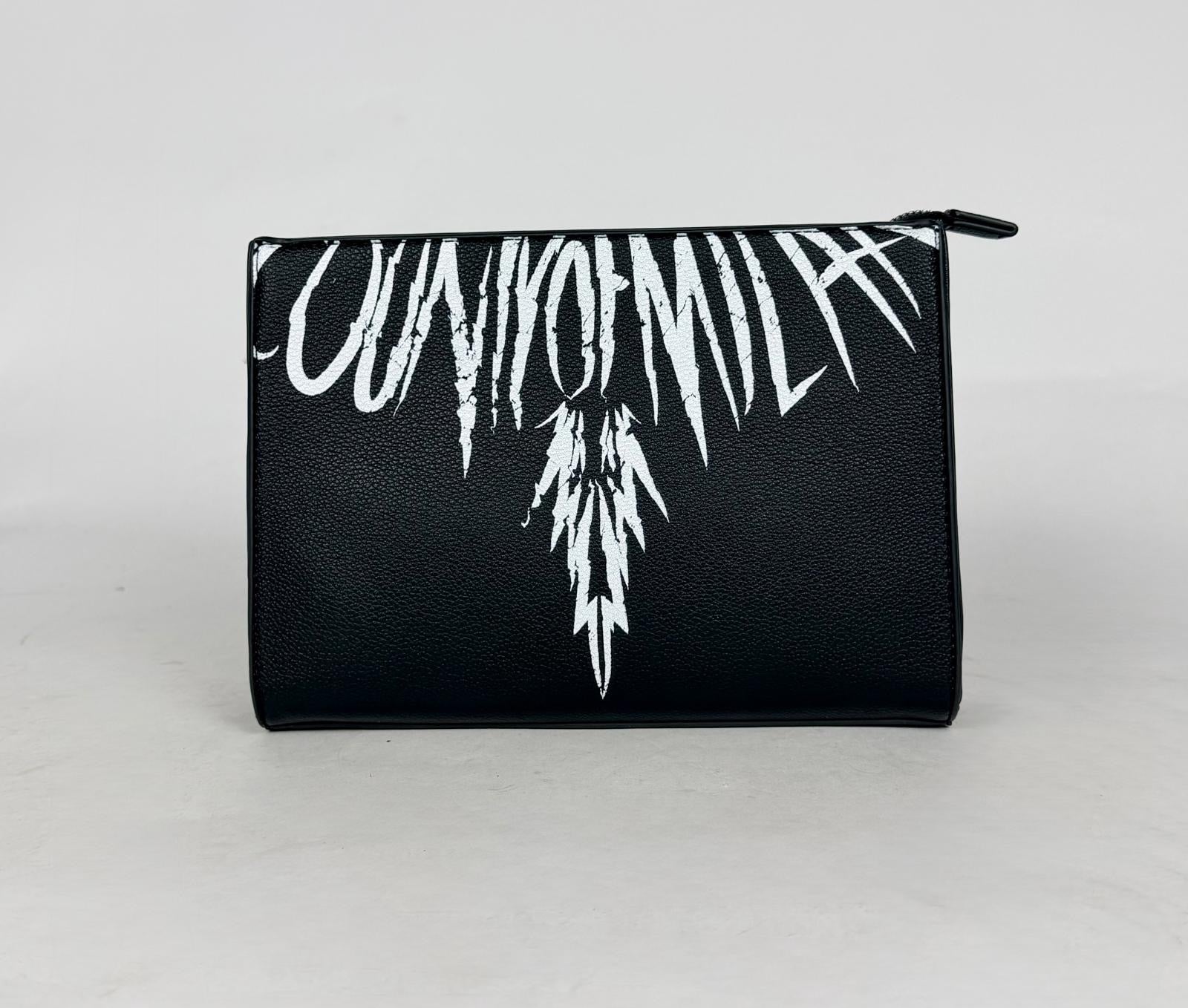 Pochette A Mano White Logo - County Of Milan