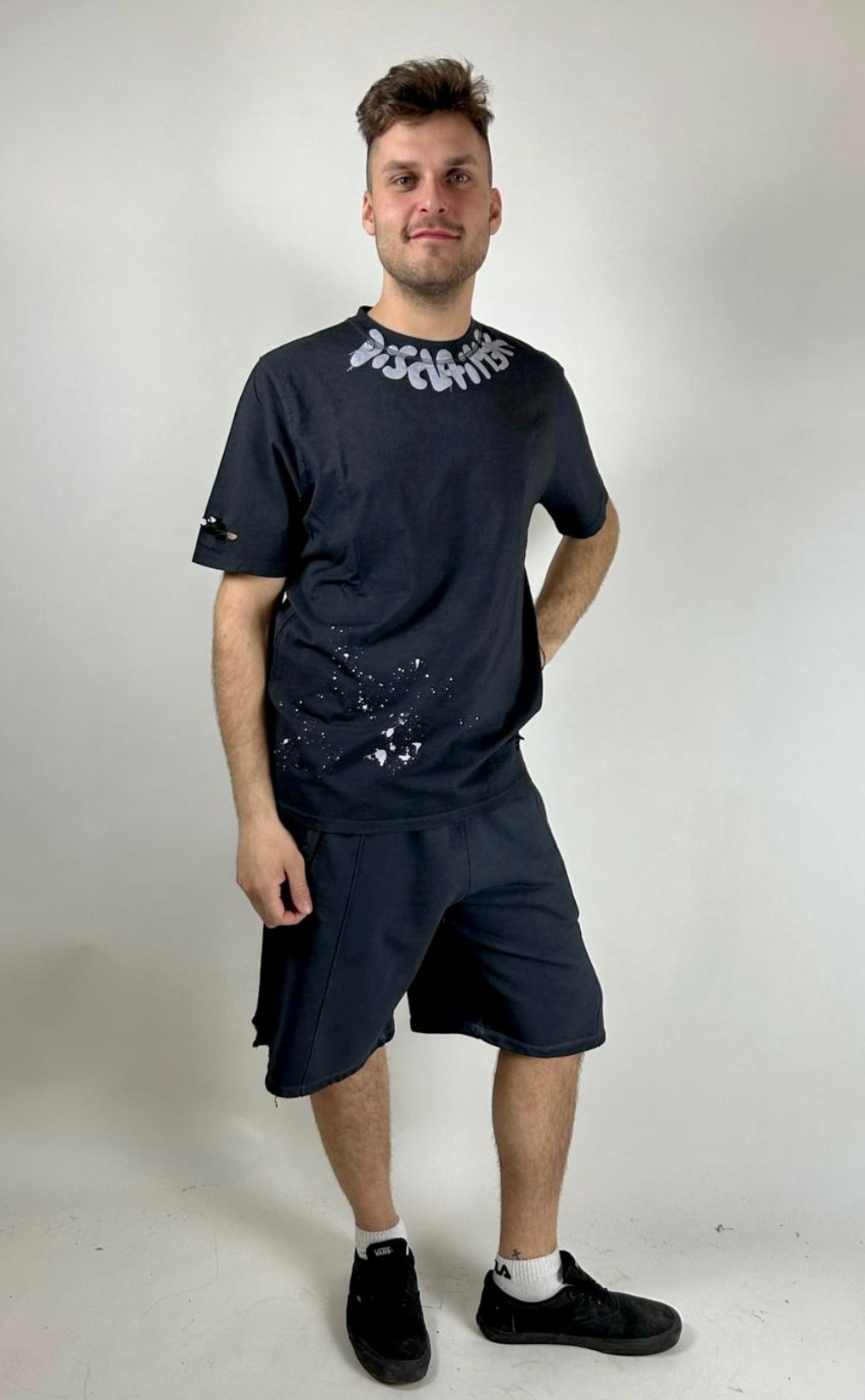 T-shirt Logo, Grigio Scuro - Disclaimer