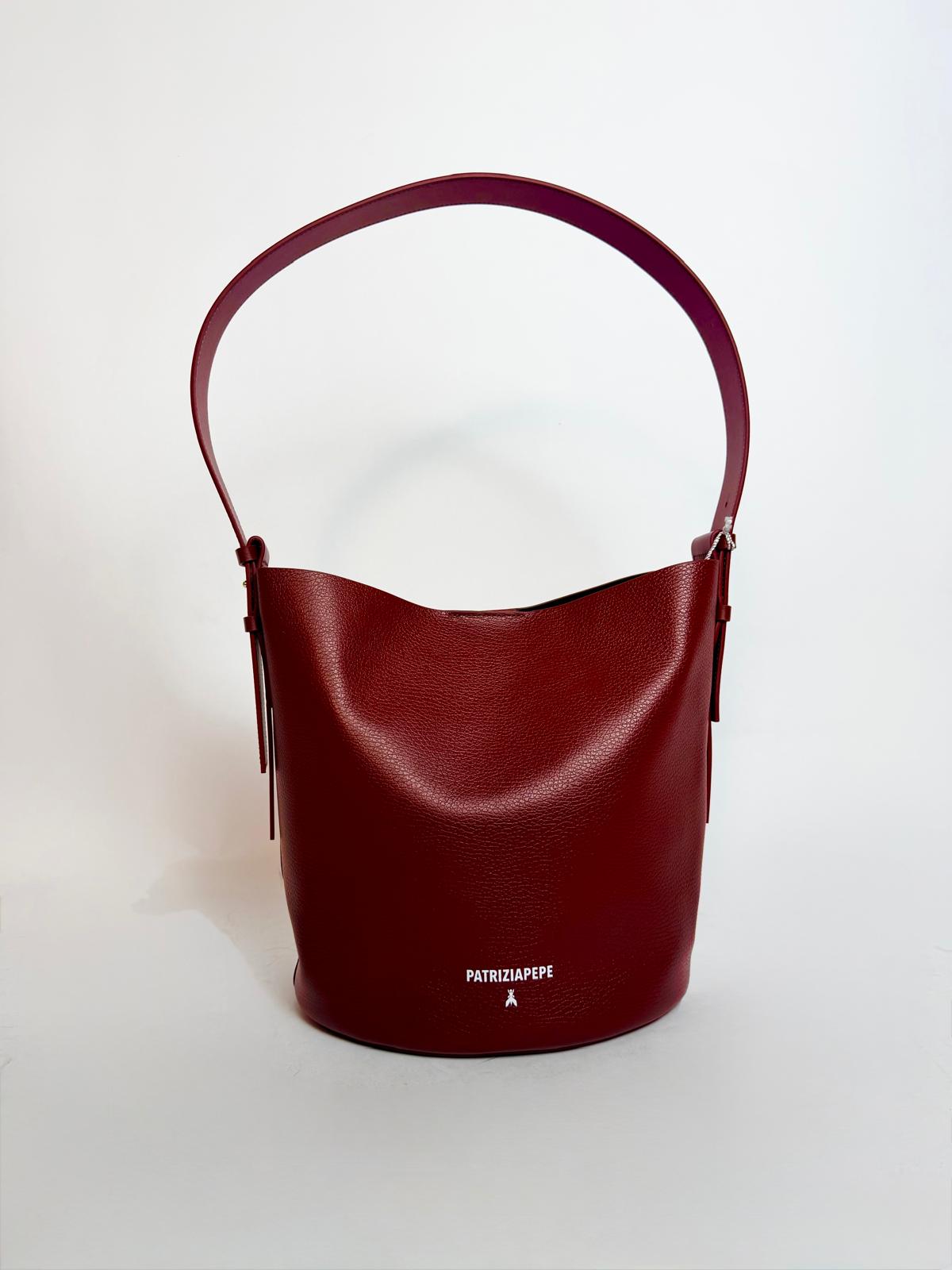 Borsa Secchiello Medio, Intense Red - Patrizia Pepe