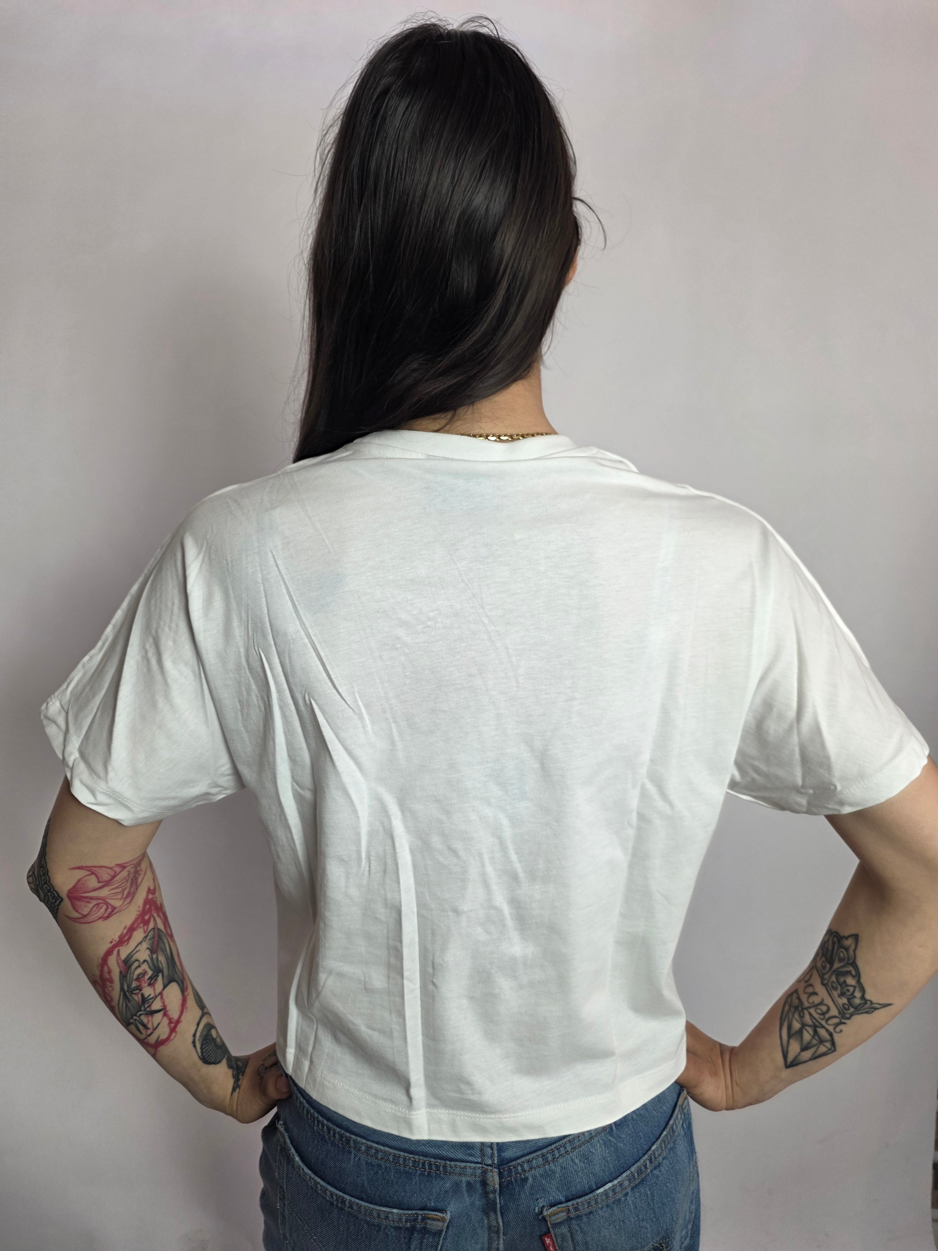 T-shirt Ciao Amo, Bianco - White Wise