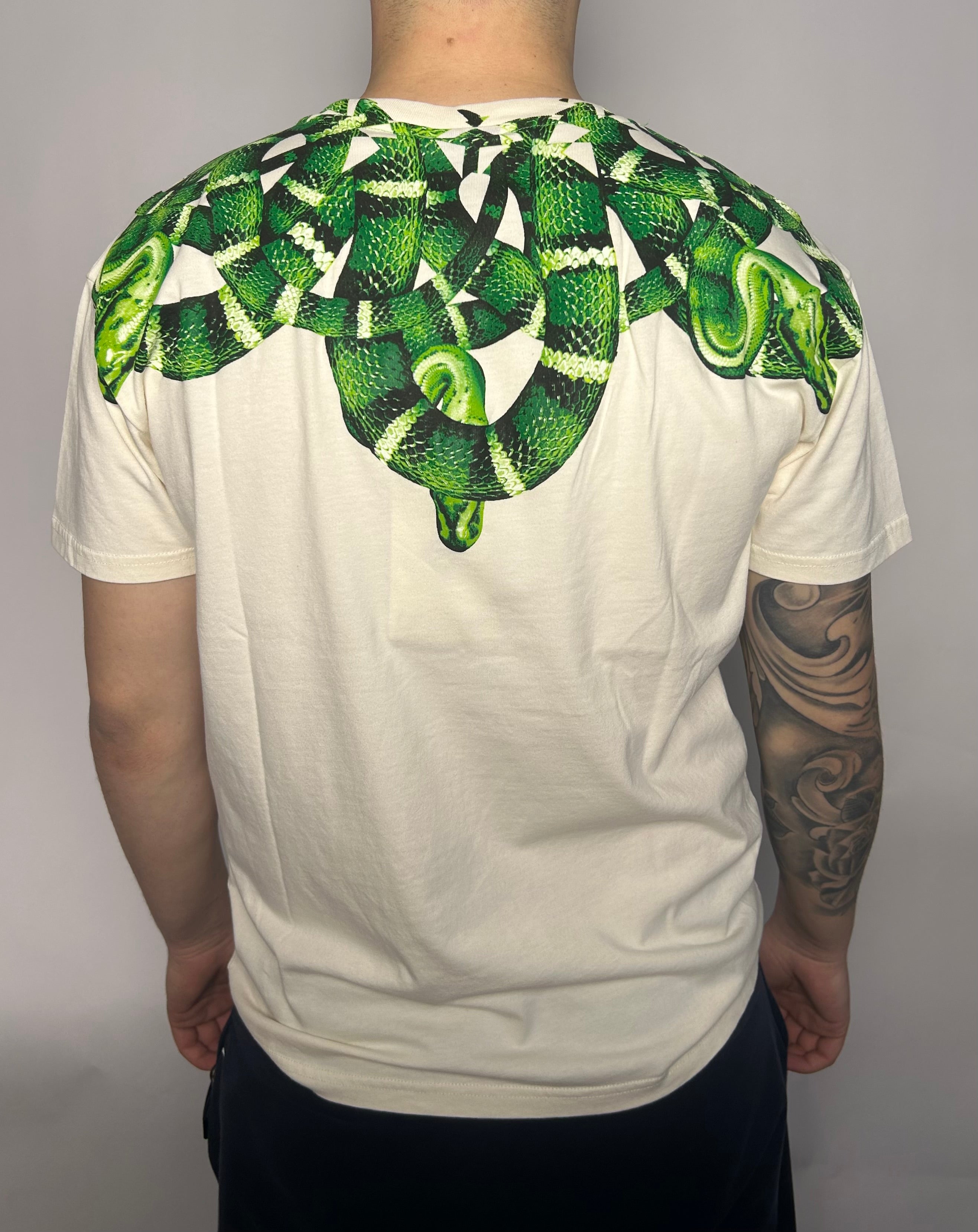 T-shirt Green Snake, Panna - County Of Milan