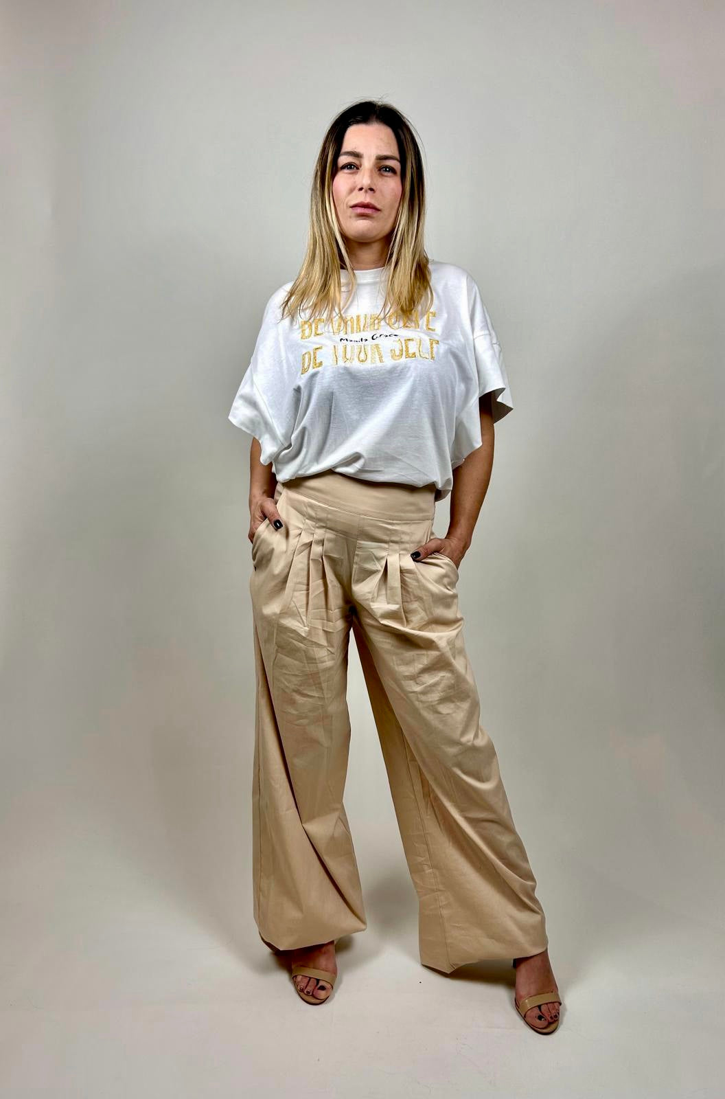 Pantalone Pence, Sabbia - Manila Grace