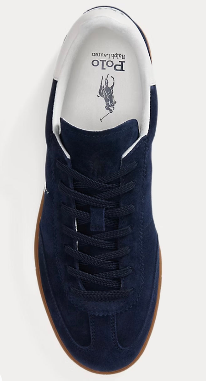 Sneakers Suede, Blue Navy/White - Polo Ralph Lauren