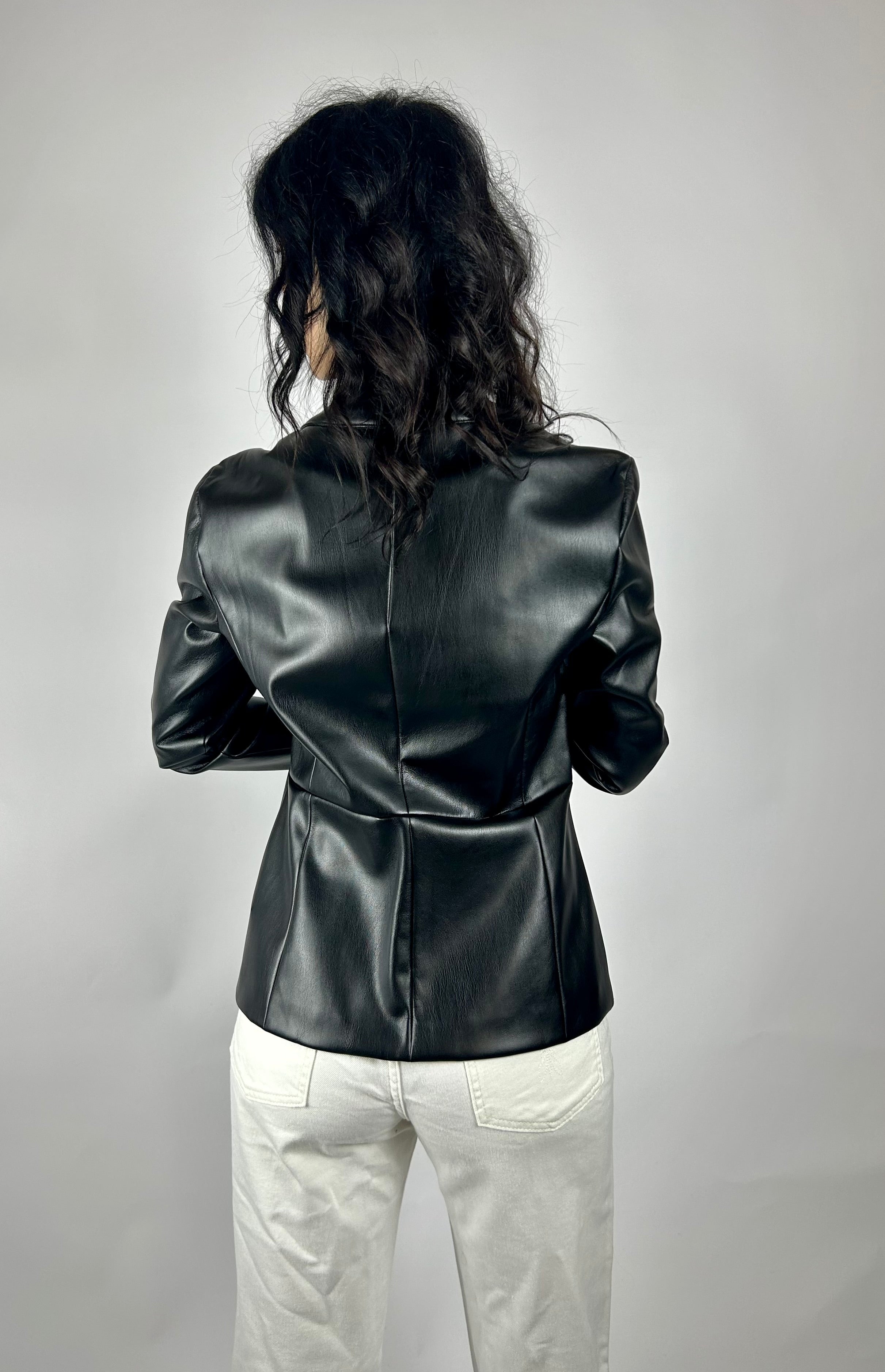 Eco-Leather Shirt Jacket - Patrizia Pepe