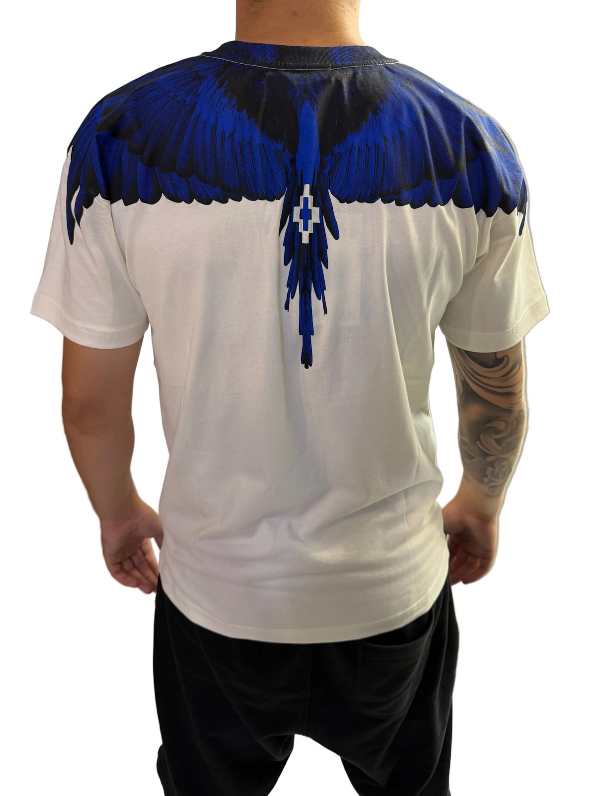 T-shirt Dark Royal Wings, Bianco - County Of Milan
