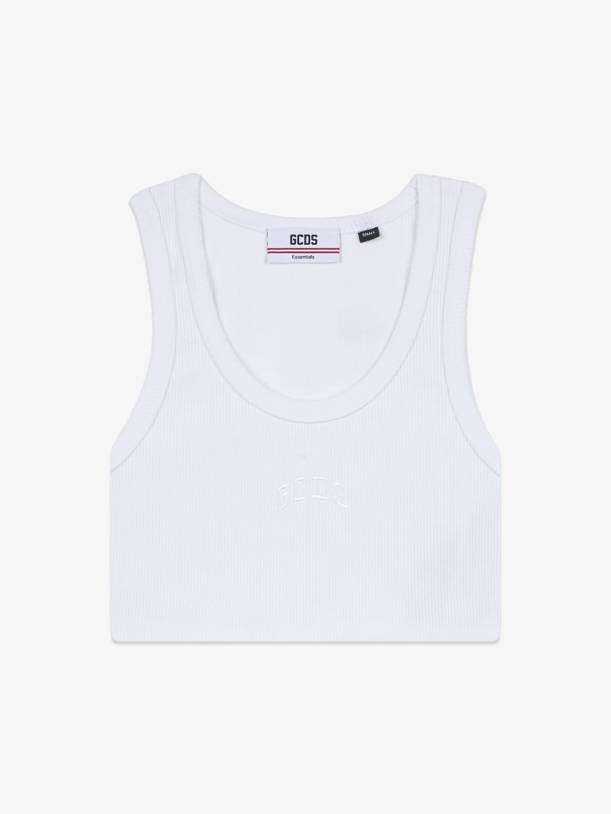 Mini Top Costine, Bianco - GCDS