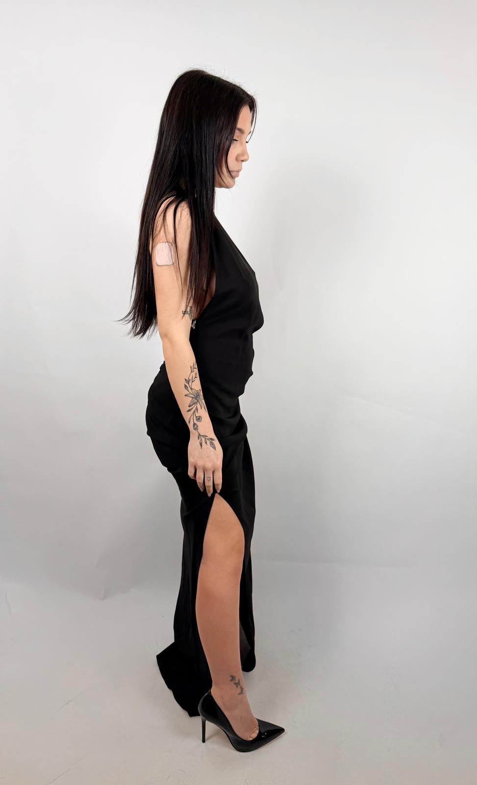 Abito Schiena Scoperta, Nero - Patrizia Pepe