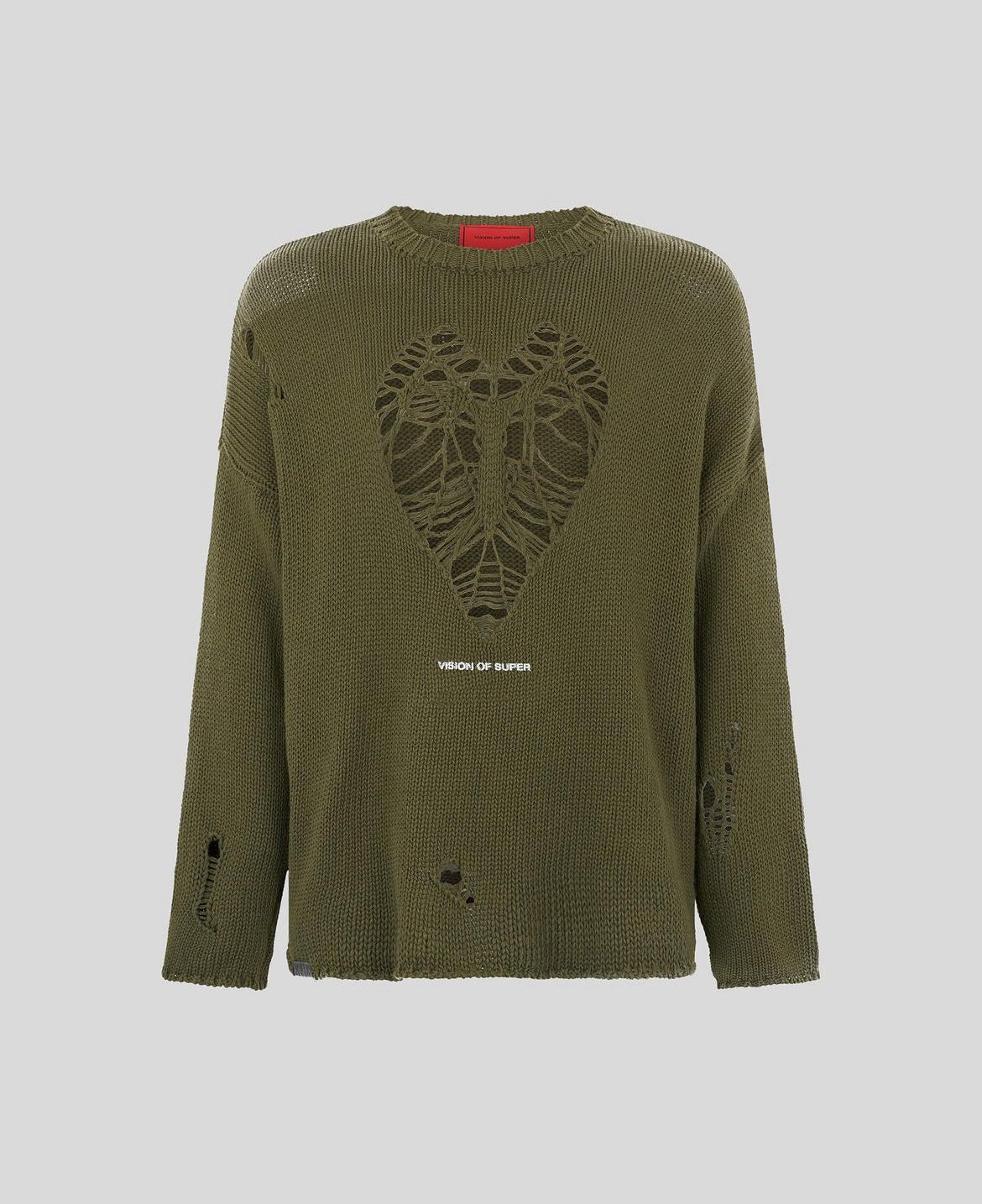 Maglione Heart, Green - Vision Of Super