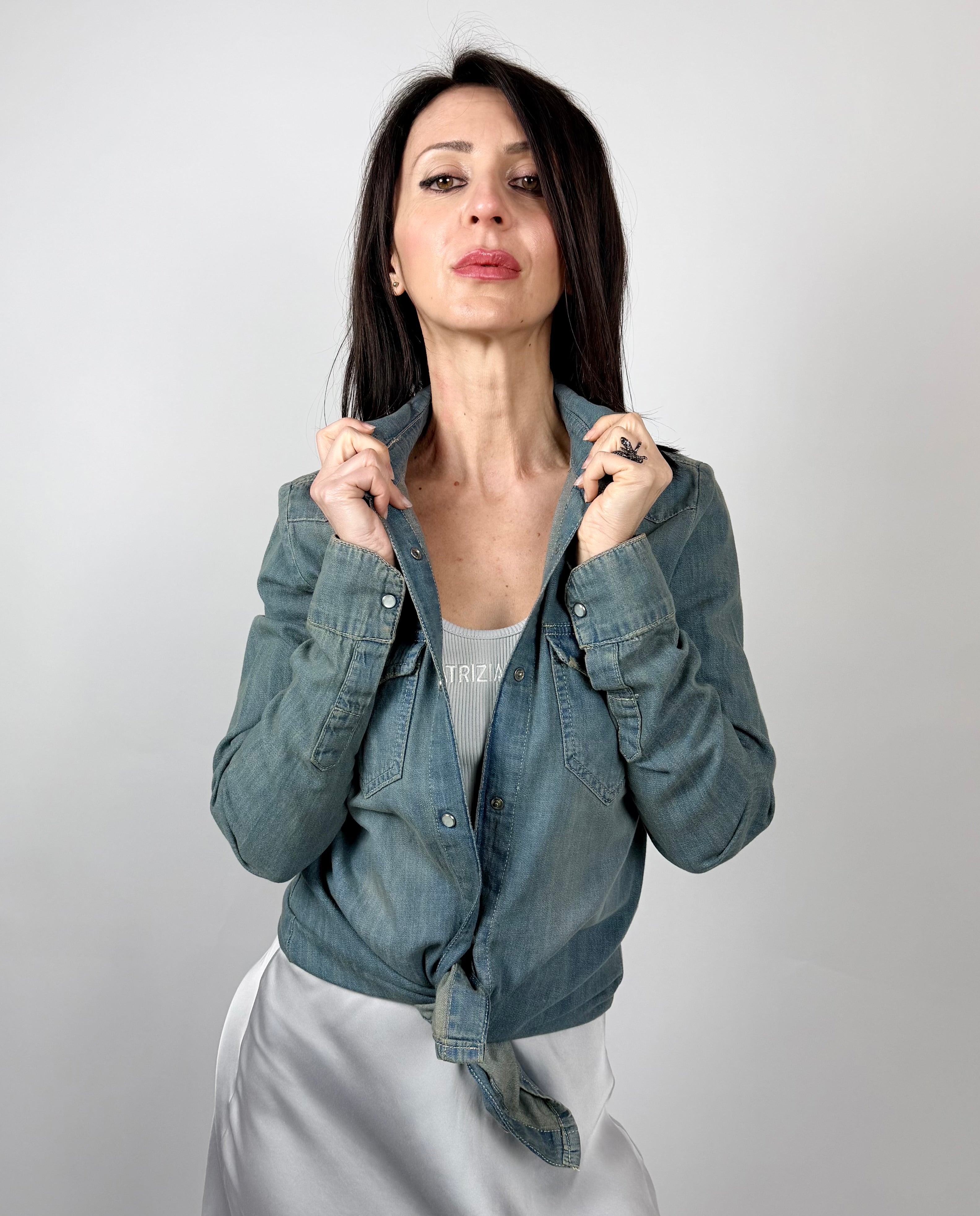 Camicia Denim Lavaggio Chiaro - Souvenir