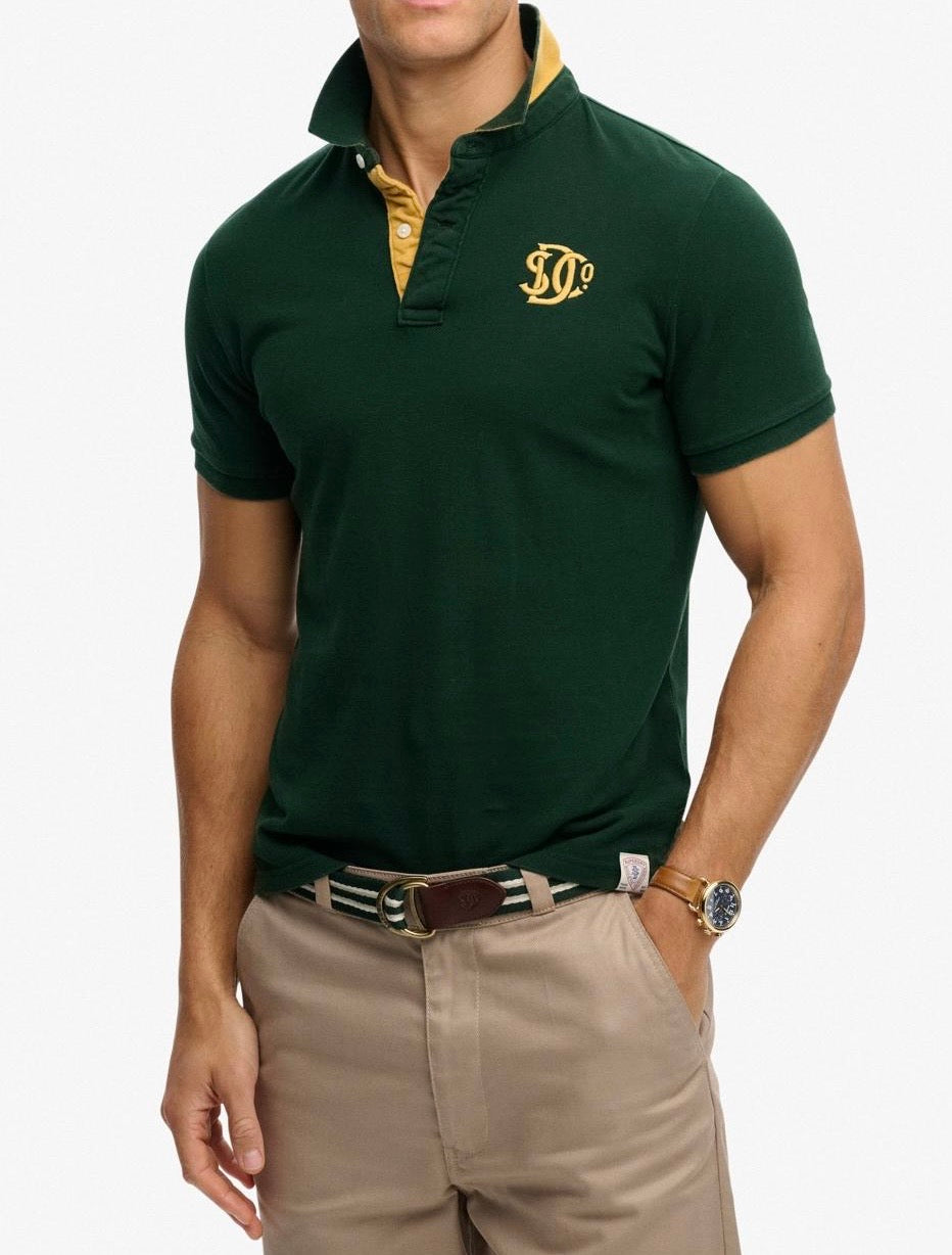 Polo Mini Logo, Verde/Giallo - Superdry