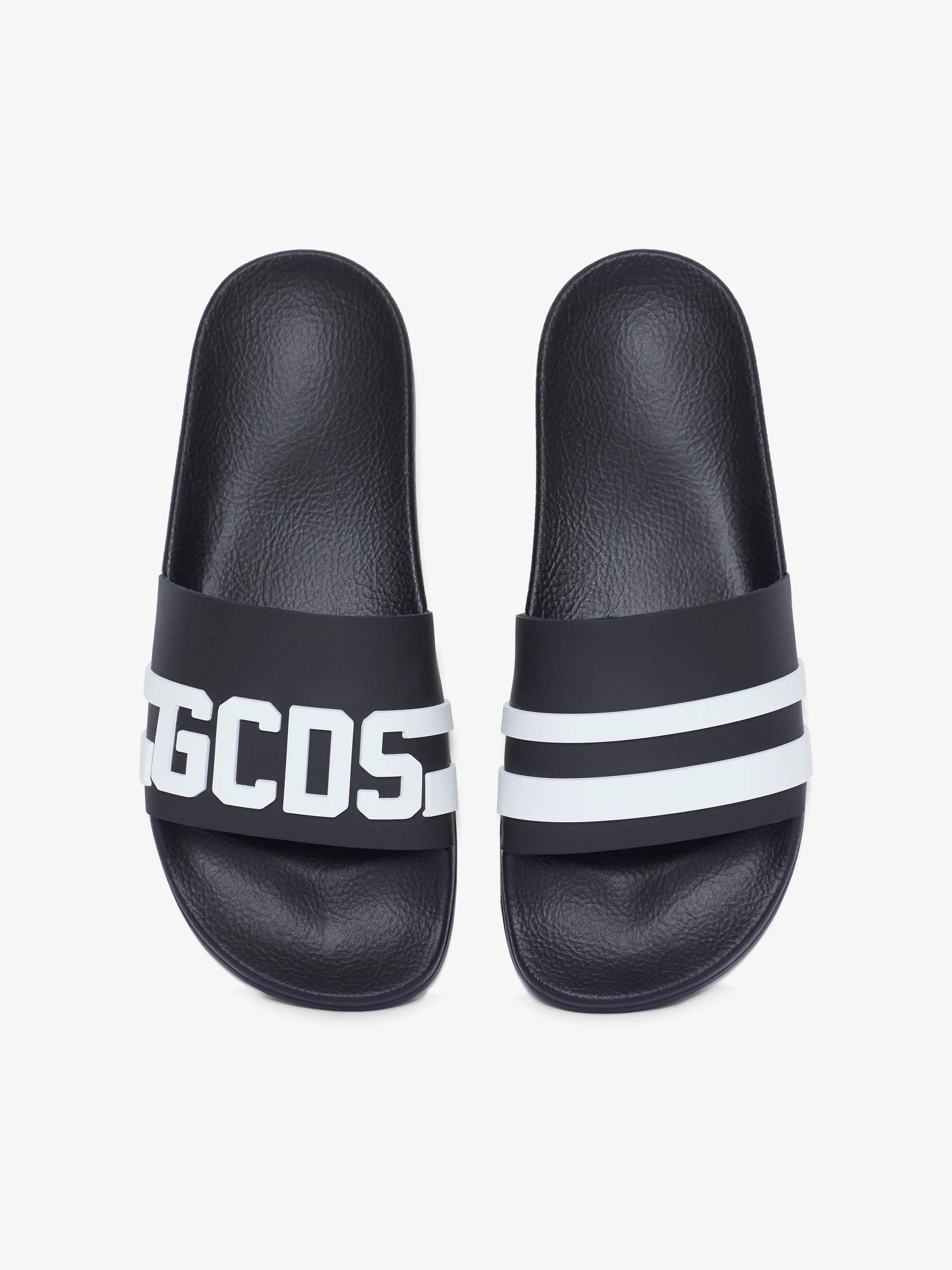 Ciabatte Logo, Black&White - GCDS