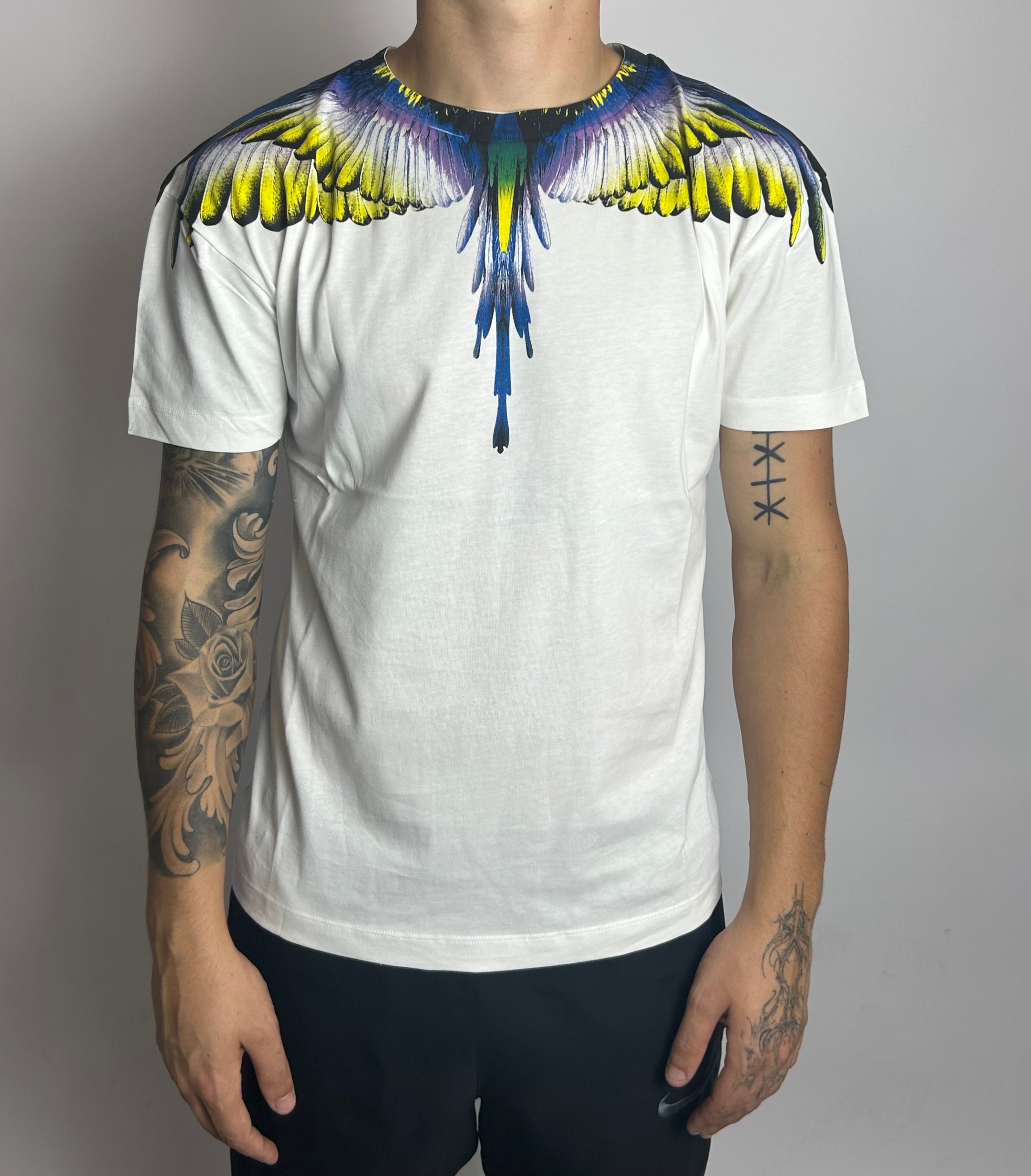 T-shirt Rainbow Wings, White - County Of Milan