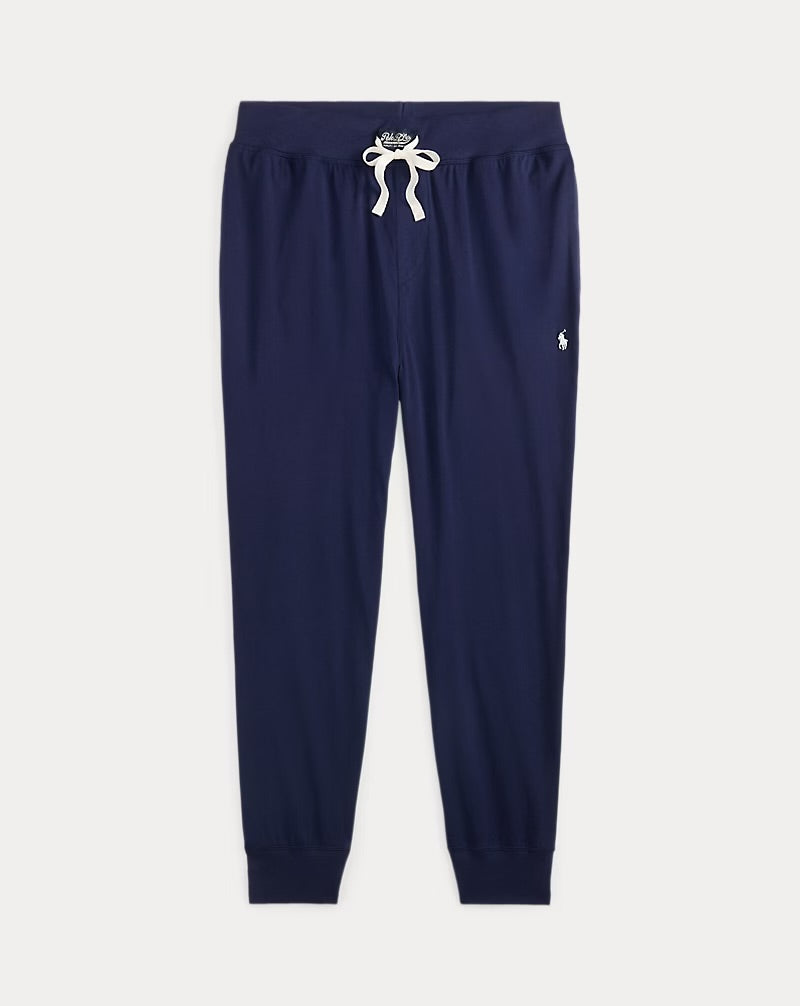 Pantalone Tuta Cotone Jersey, Blu Navy - Polo Ralph Lauren