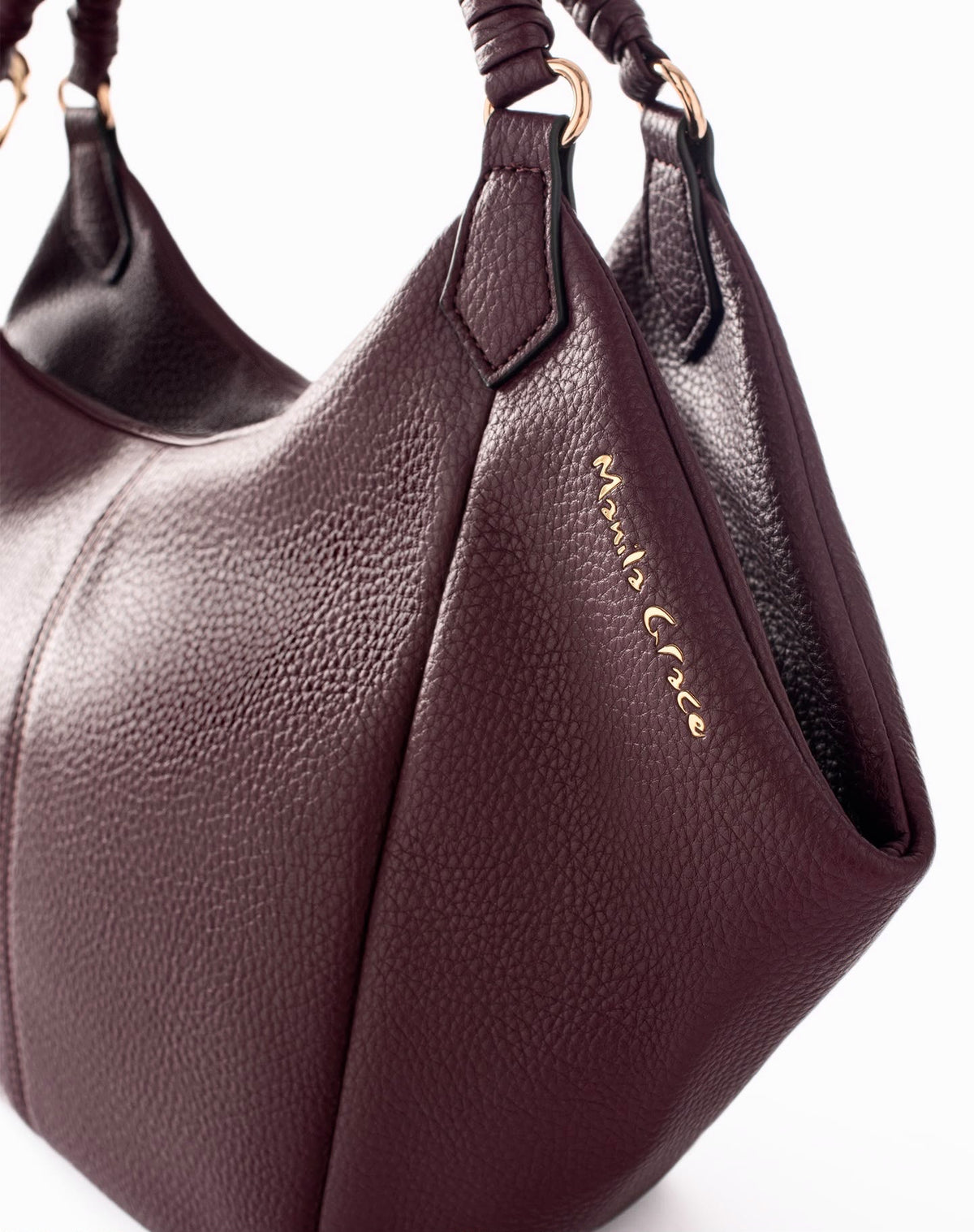 Borsa Hobo Geometrica, Bordeaux- Manila Grace
