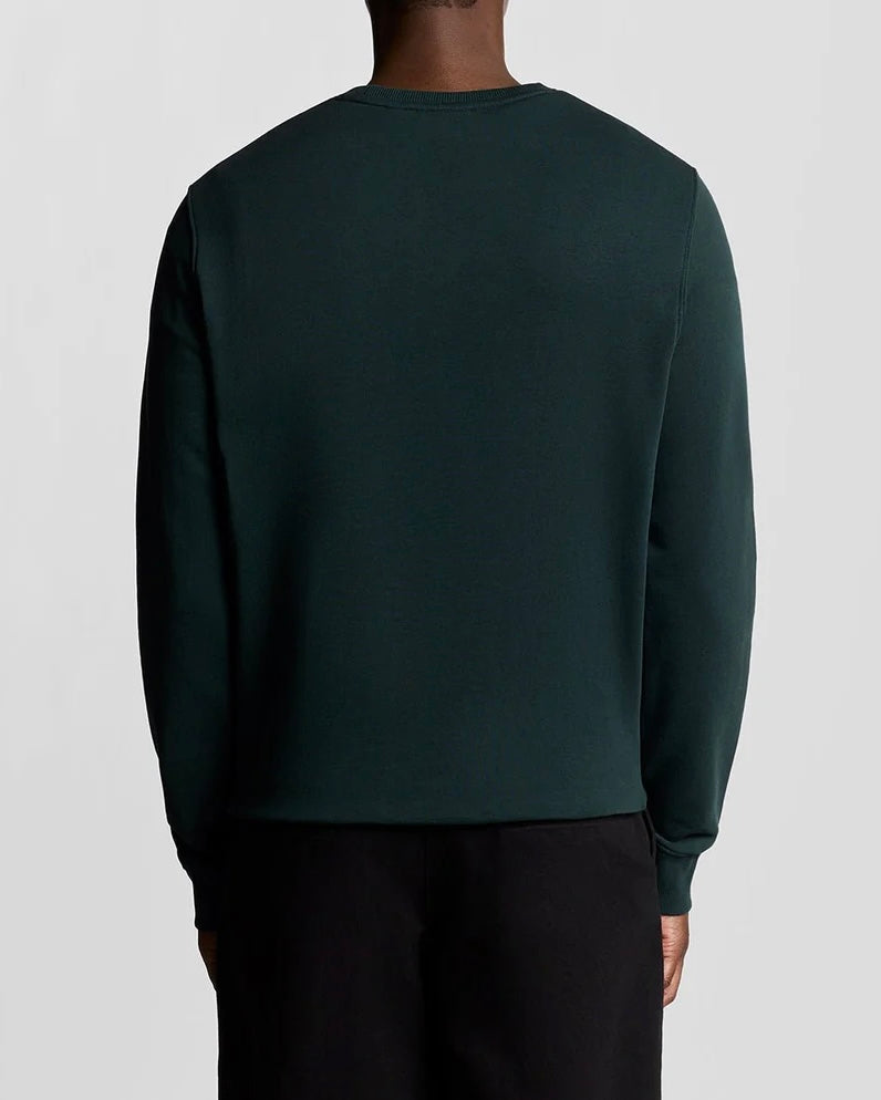 Felpa Girocollo, Verde Bosco - Lyle&Scott