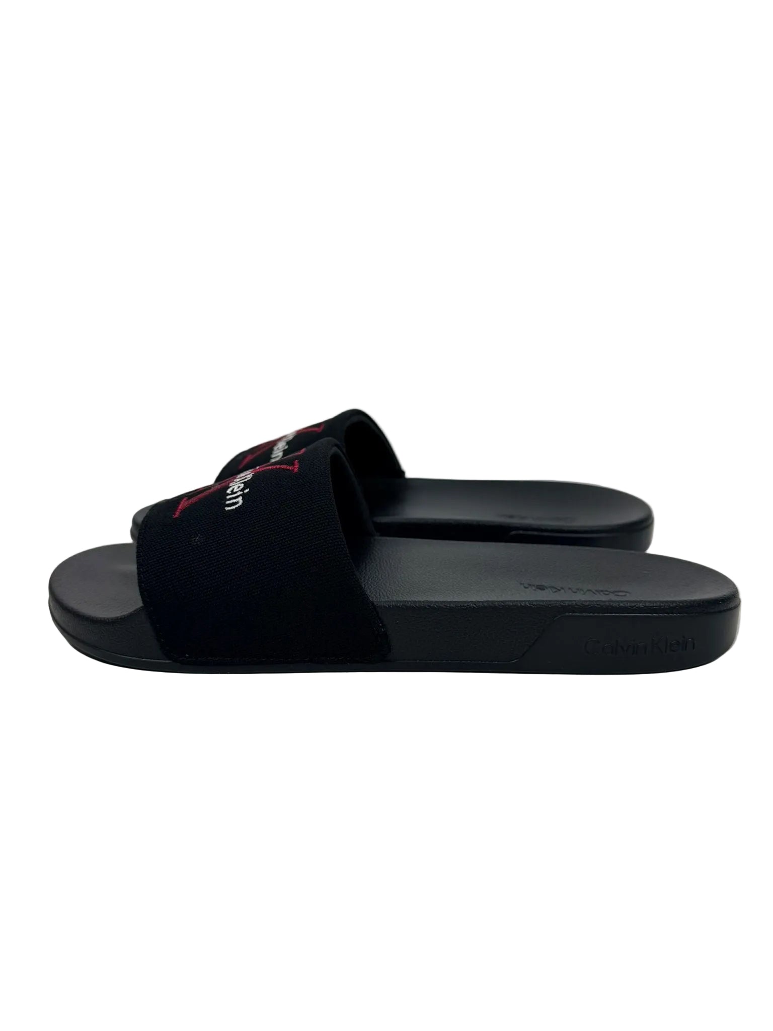 Ciabatta Fascia Logo, Nero/Rosso - Calvin Klein