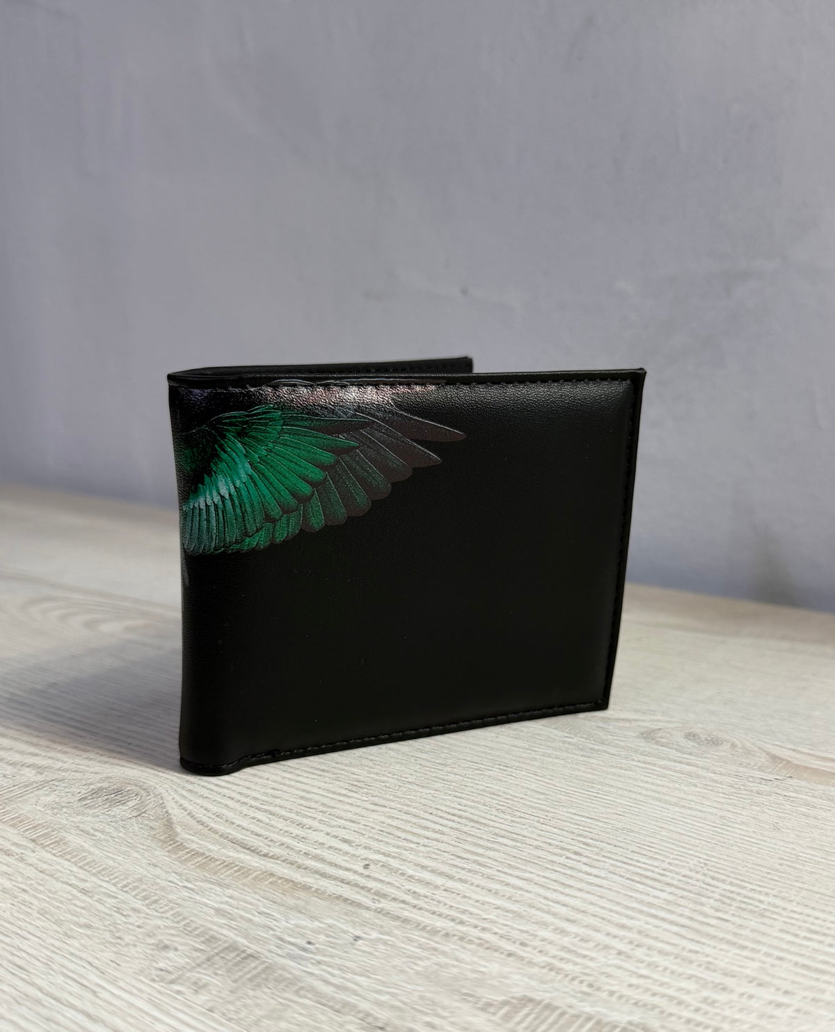 Wallet Green Wings, Nero - County Of Milan
