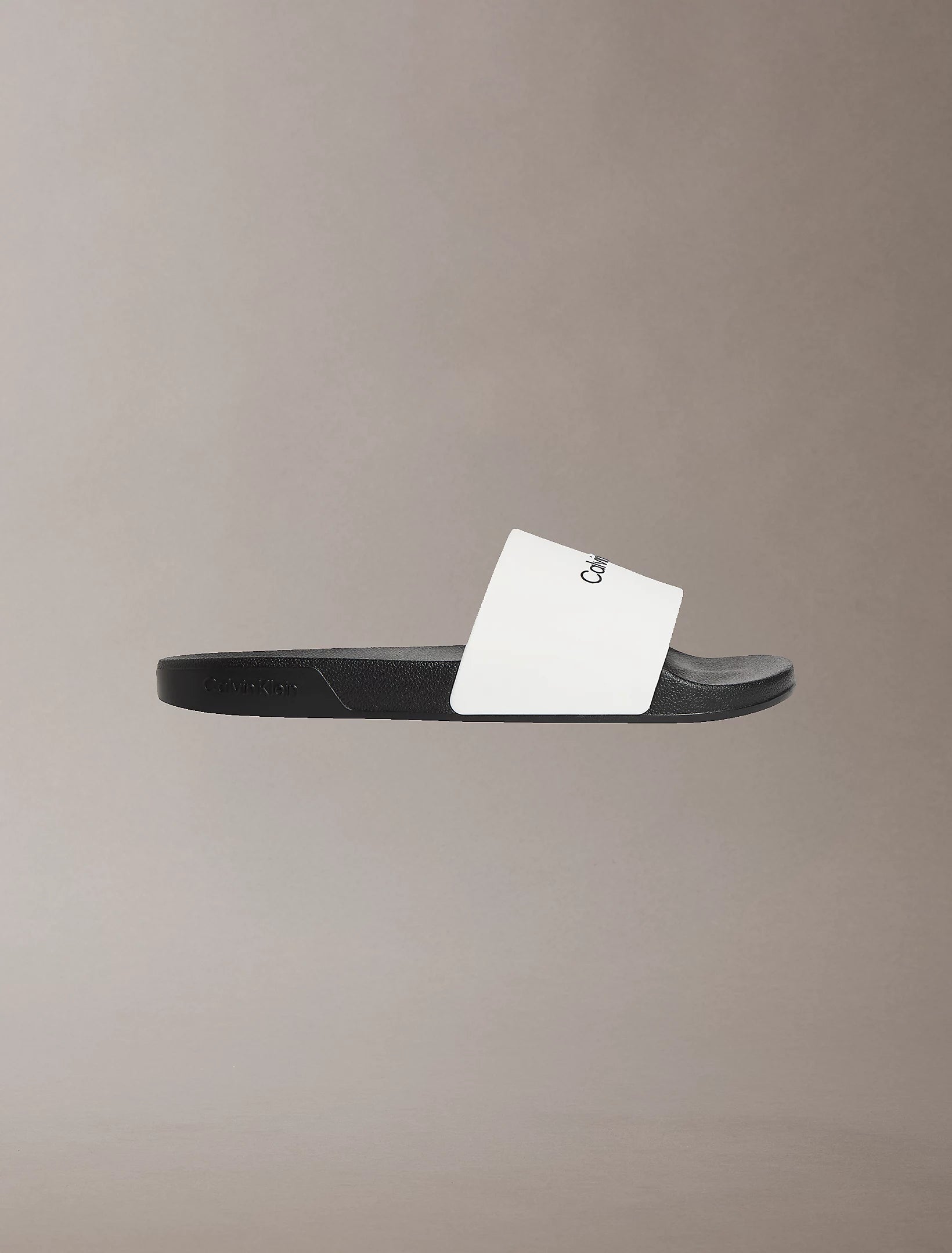 Ciabatte Logo Sagomato, Bianco - Calvin Klein