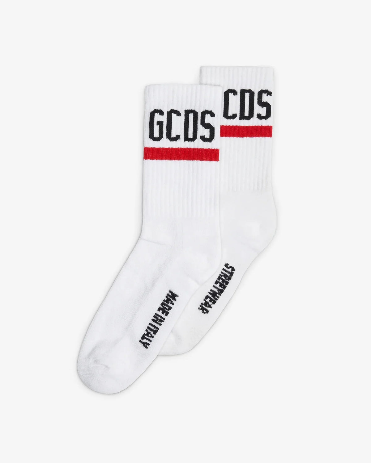 Calzini Logo, Bianco - GCDS