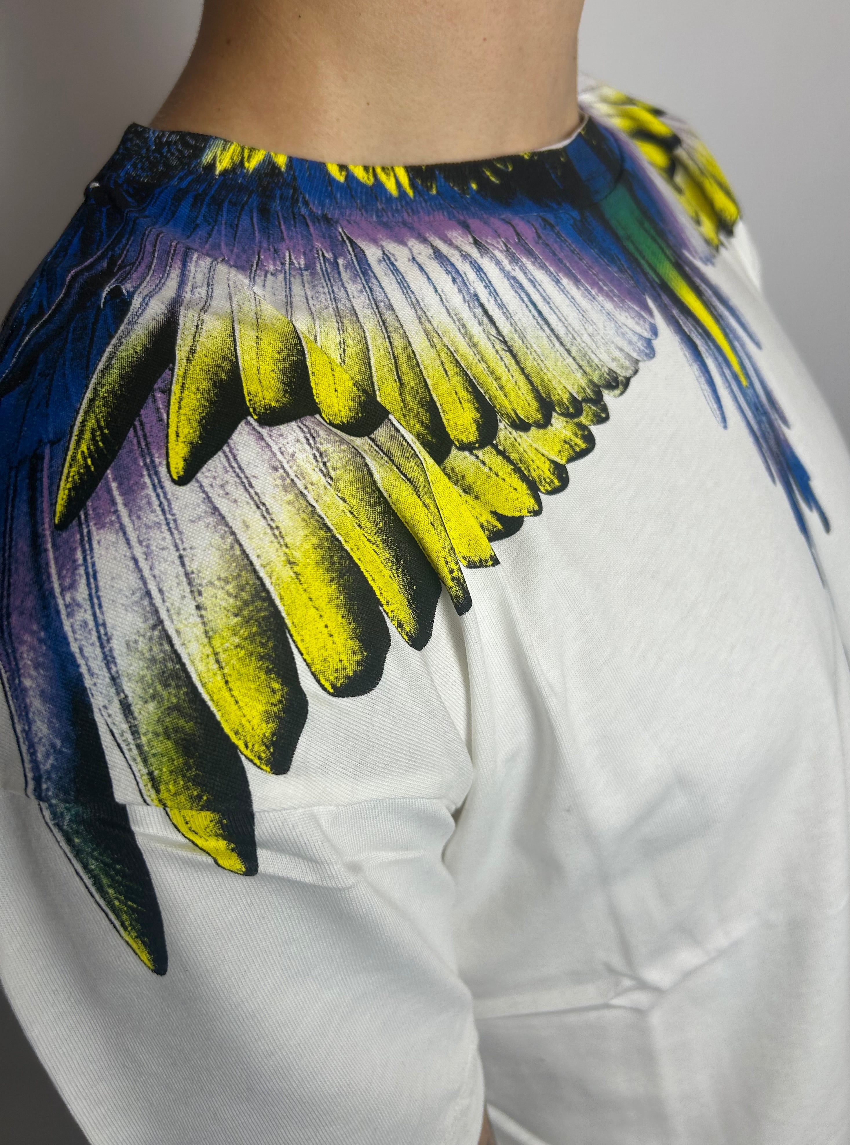 T-shirt Rainbow Wings, White - County Of Milan