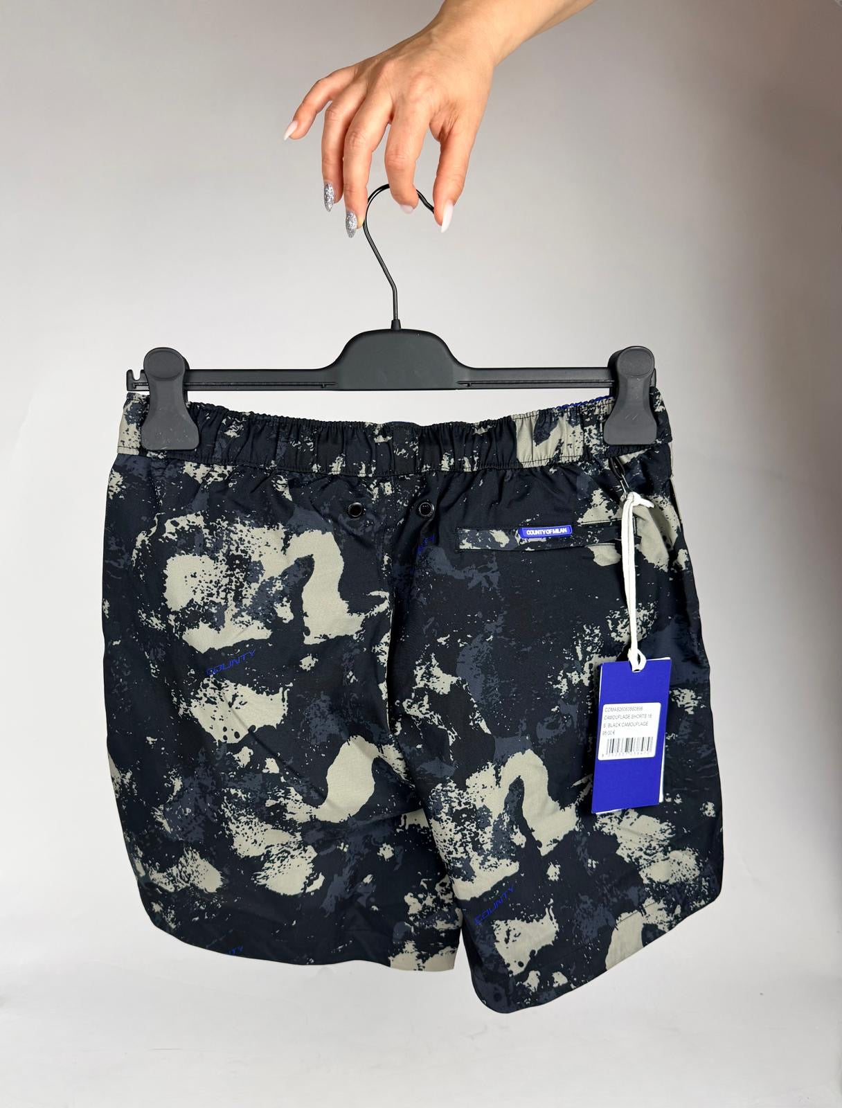 Costume Boxer Military Black - County Of Milan