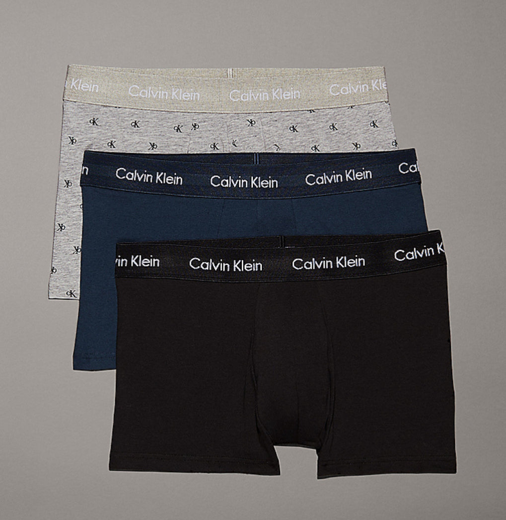 3PACK Boxer Cotton Stretch, Tricolore - Calvin Klein