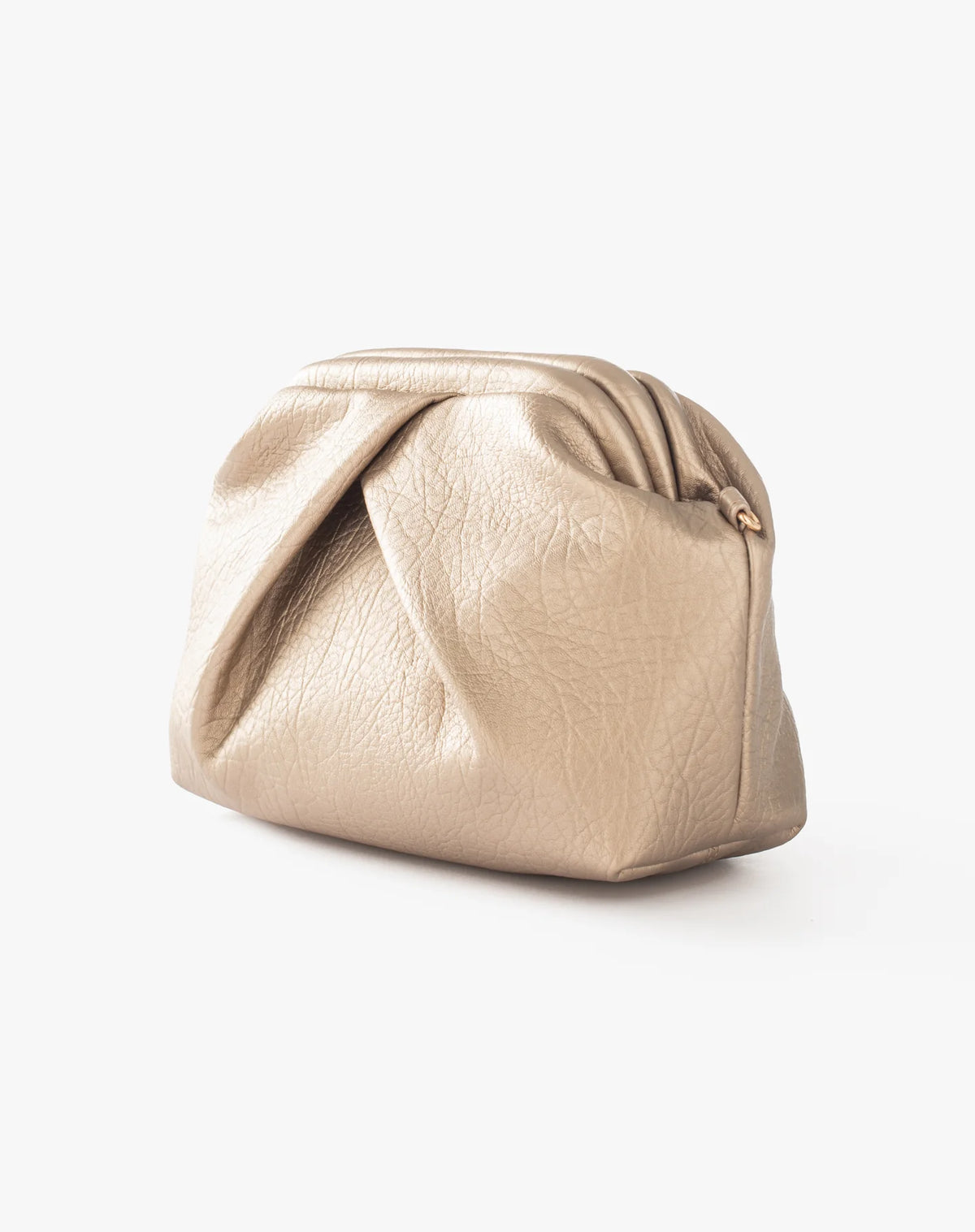 Borsa Pouch Geometrica, Oro - Manila Grace