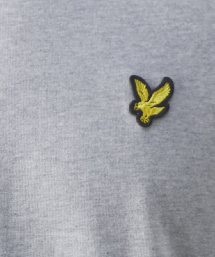 T-shirt Cotton Crew Neck, Light Grey - Lyle&Scott