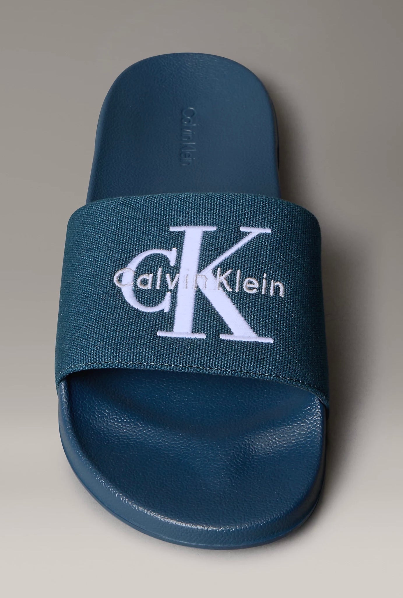 Ciabatta Tela Logo, Blu Navy - Calvin Klein