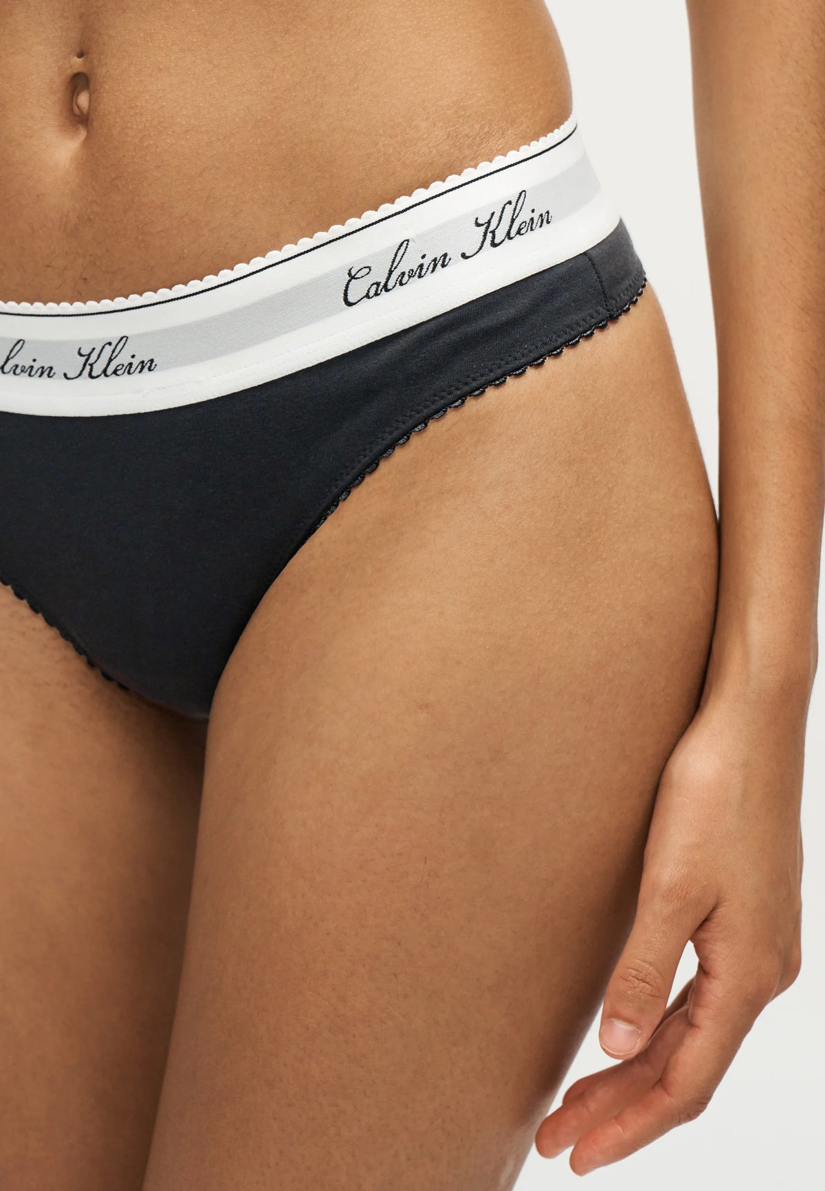 Perizoma Icon Cotton Modal, Nero - Calvin Klein