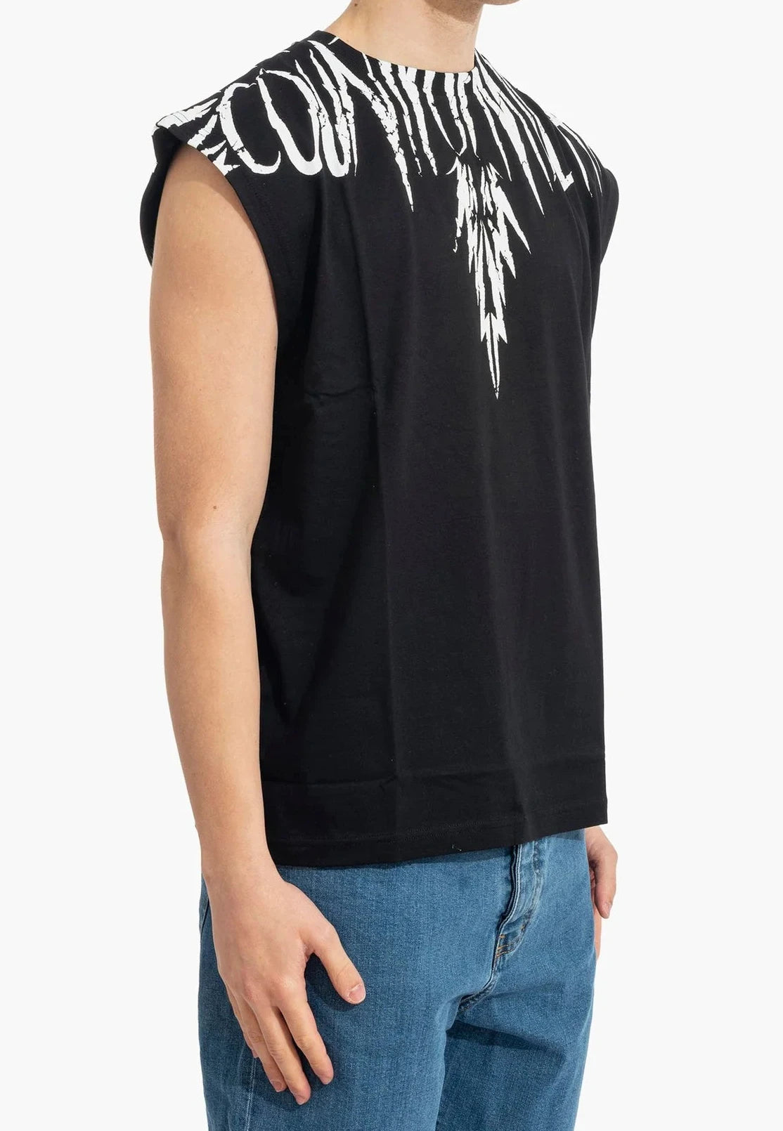 Canotta Vogatore Logo Stilizzato, Nero/Bianco - County Of Milan