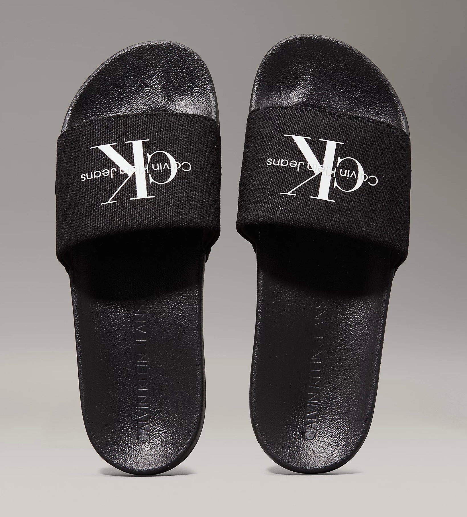 Ciabatta Logo Bianco - Calvin Klein