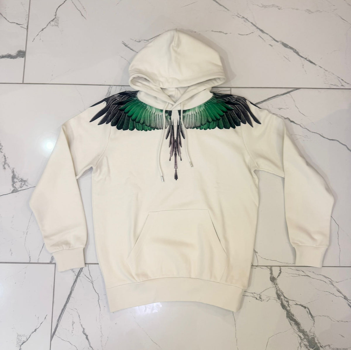 Hoodie Green Wings, Bianco - County of Milan
