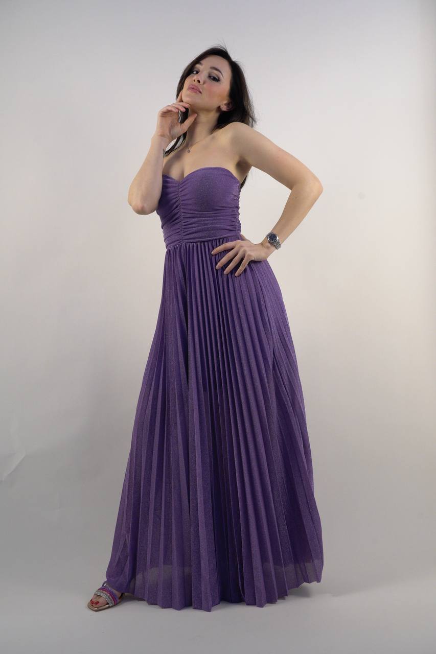 Shine Dress, Lilac - La Madame Nuit