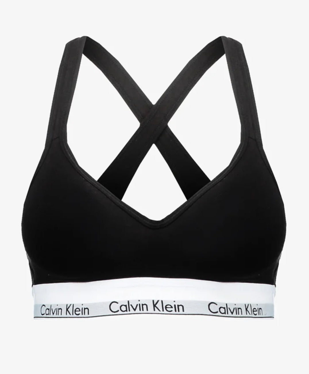 Reggiseno Incrociato, Nero - Calvin Klein