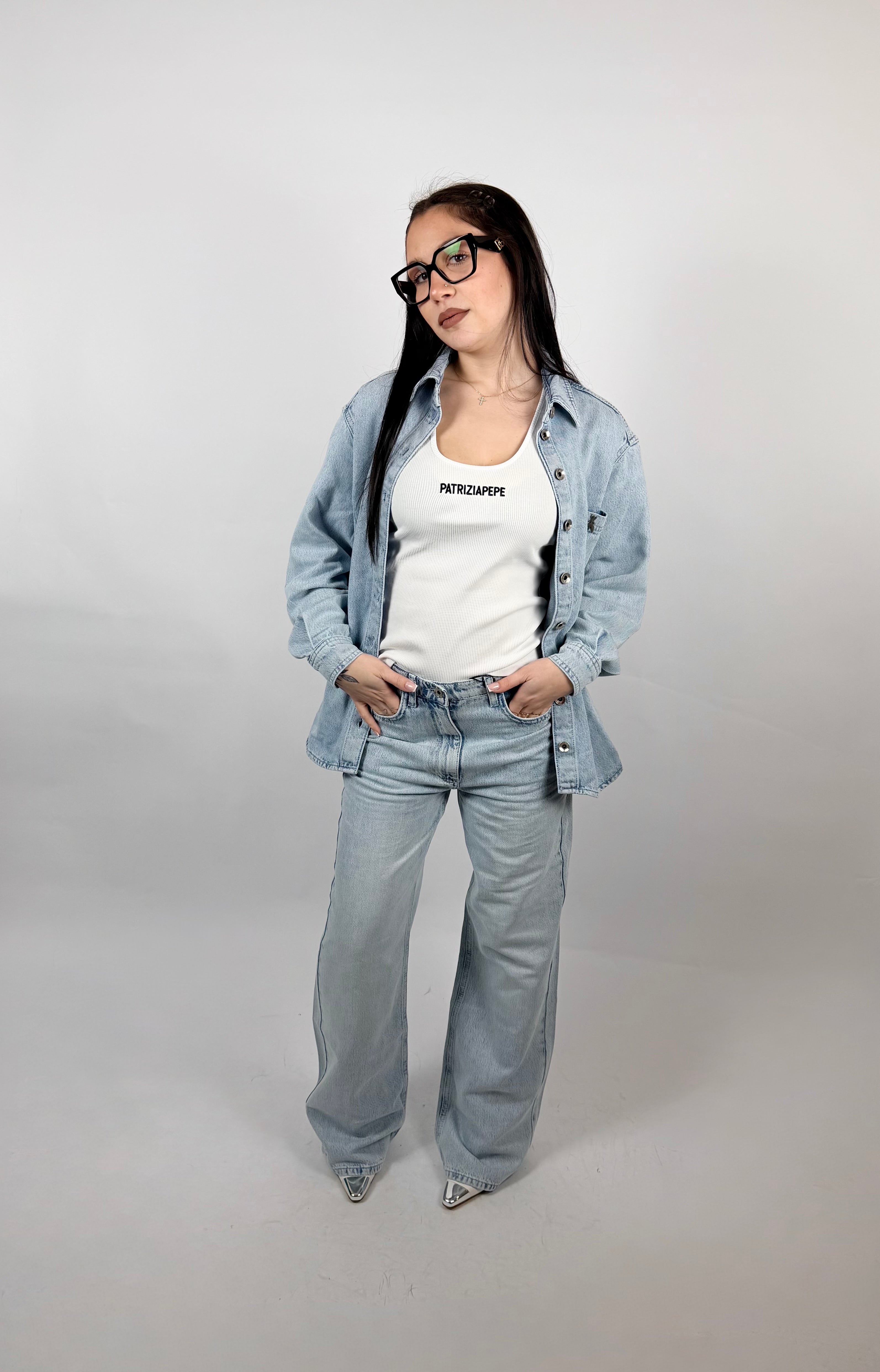Jeans Denim Lavaggio Chiaro - Patrizia Pepe