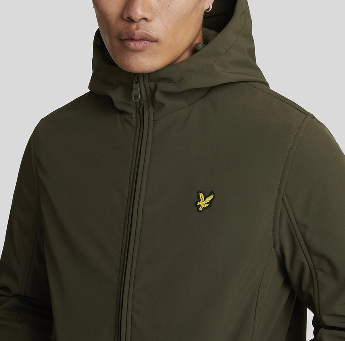 Giubbotto Softshell Felpato, Olive - Lyle&Scott