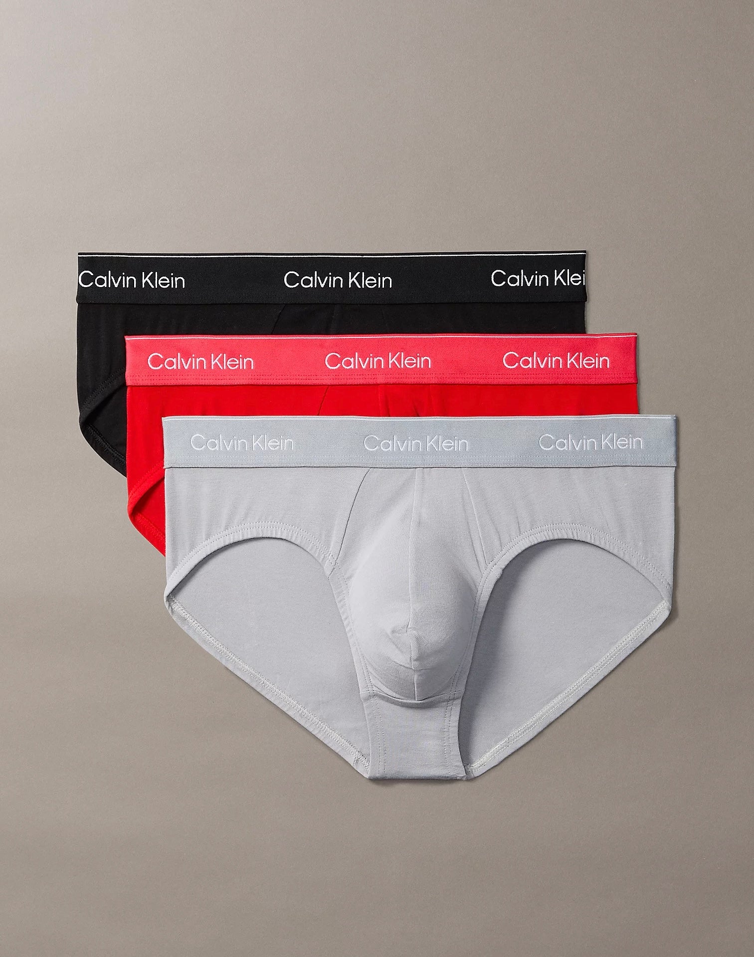 3PACK Slip Icon Cotton Stretch, Tricolore - Calvin Klein
