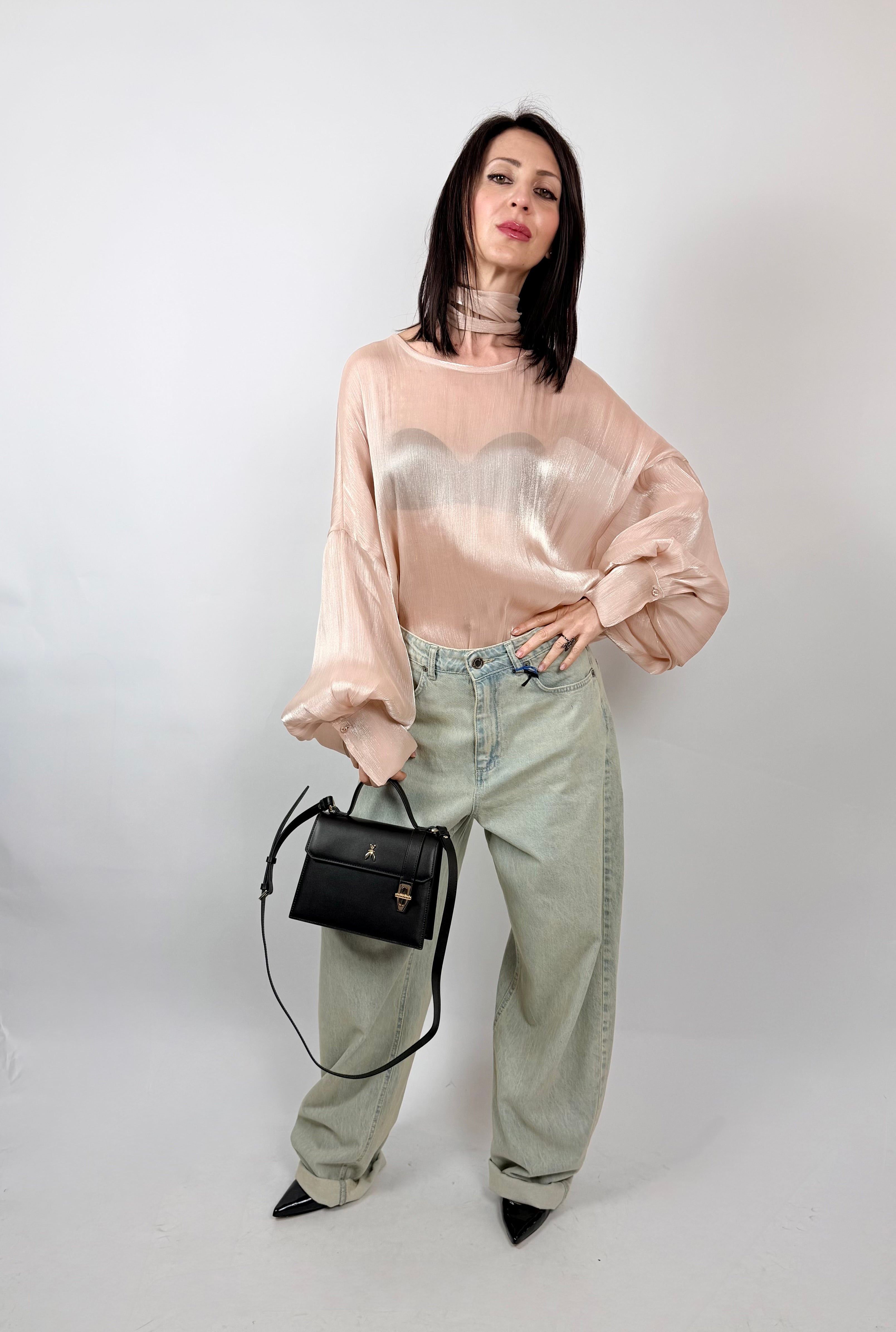 Blusa Laccio, Rosa Cipria - Souvenir