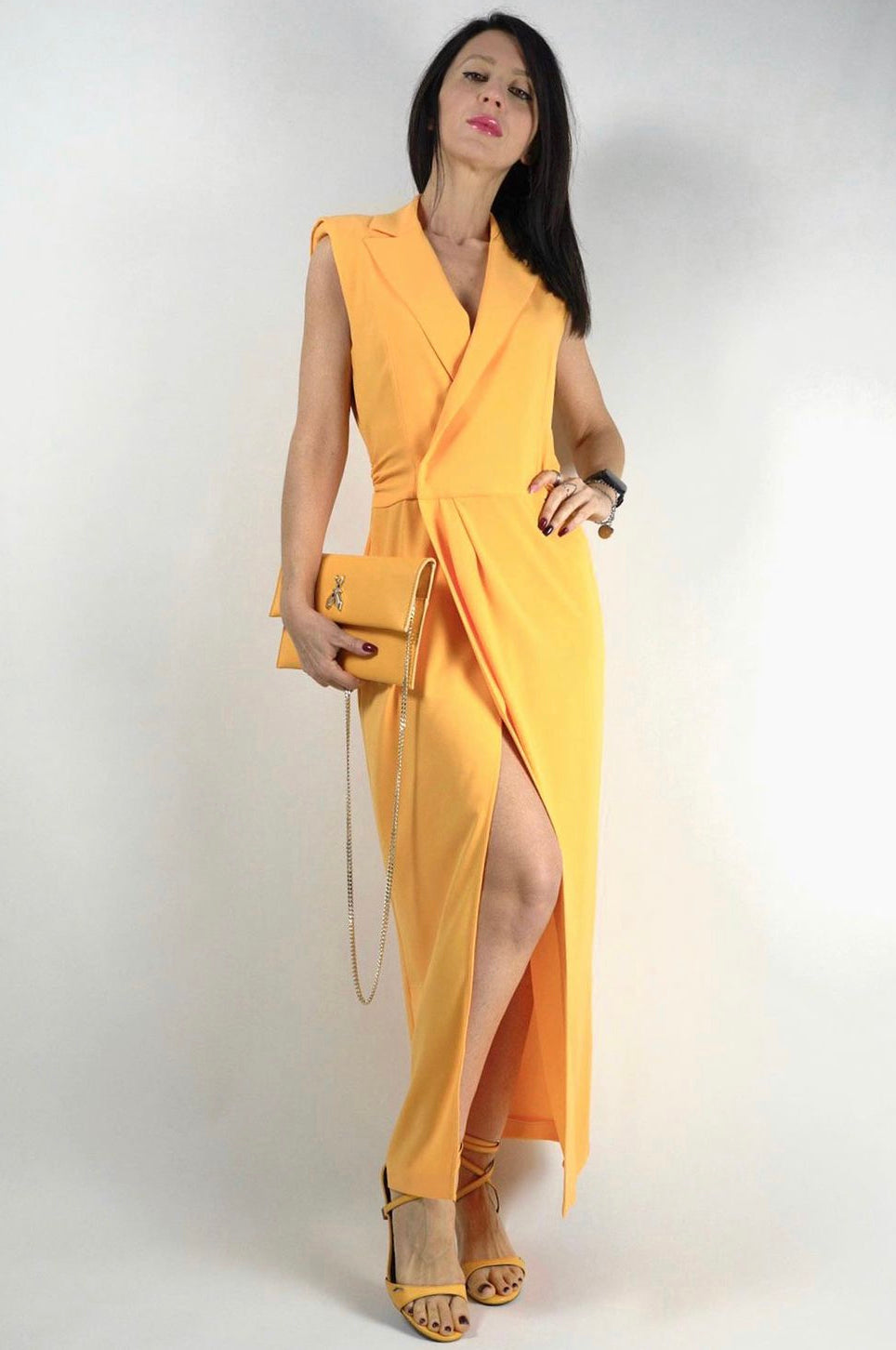 Apricot Dress - Patrizia Pepe