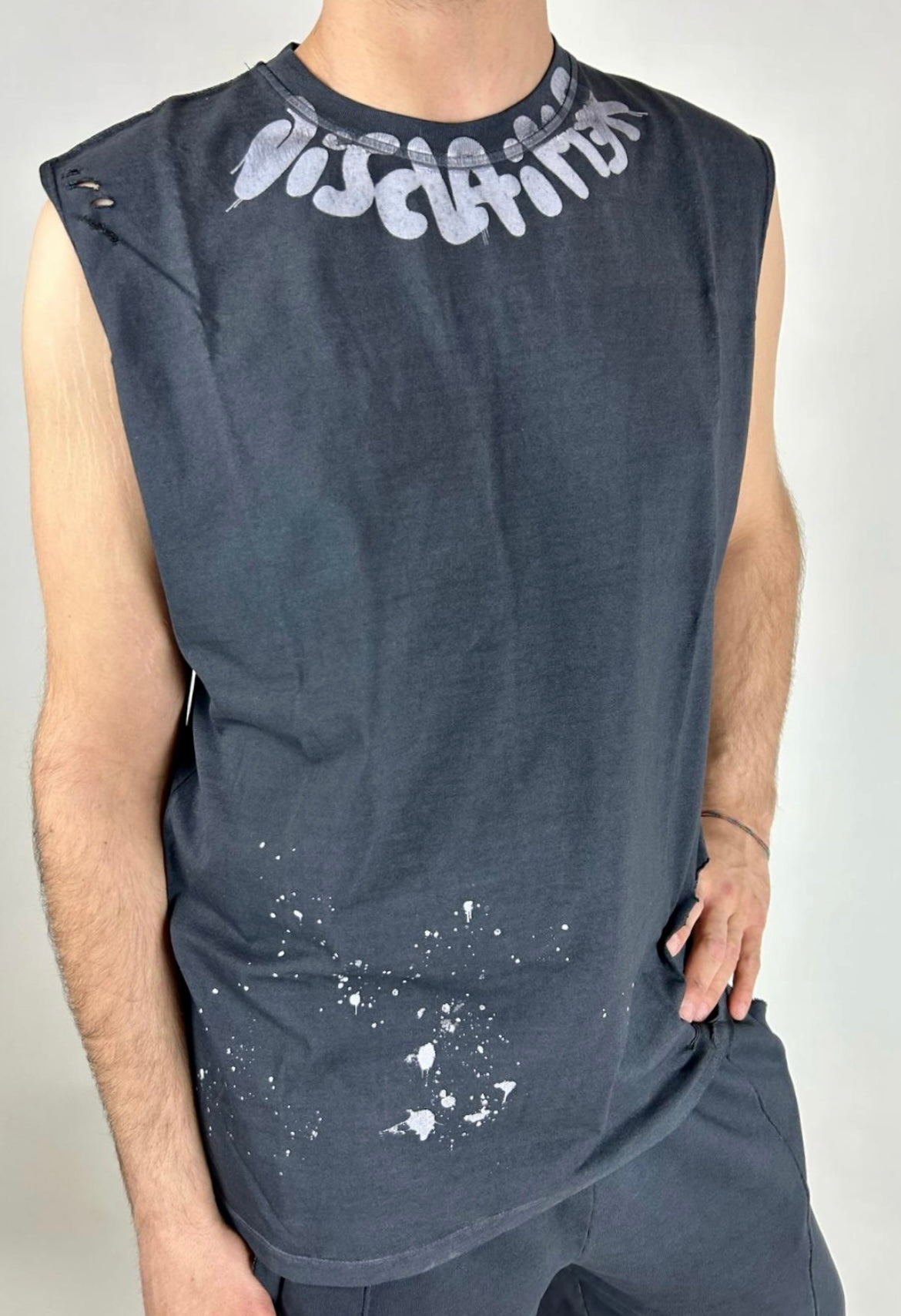 Canotta Vogatore Logo, Grigio Scuro - Disclaimer